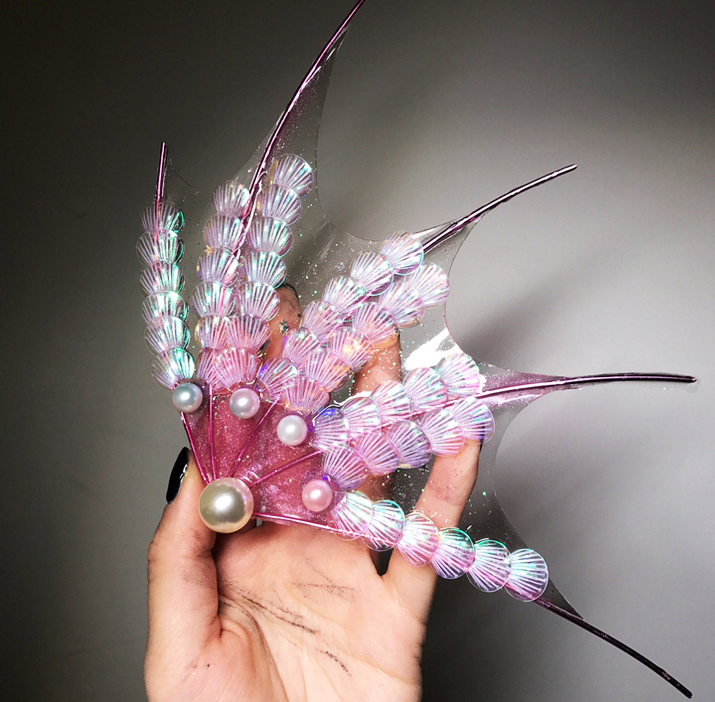 Mermaid Ear Cuffs,Elf ear wraps, sparkling ear cuffs , fish ear, seaside holiday gifts, Fairy ear cuffs, no piercing, cosplay ear,102