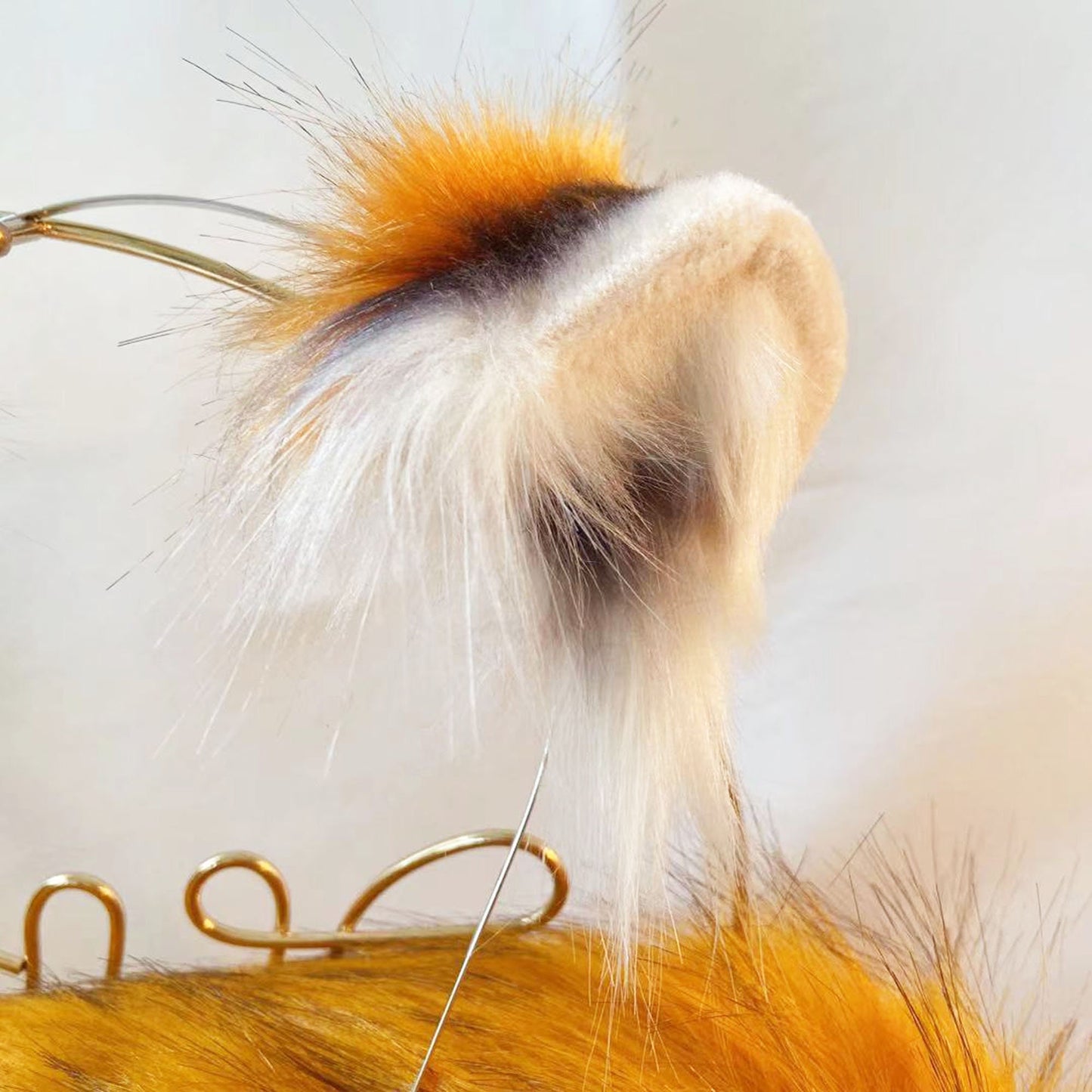 Raphtalia cosplay set, Raccoon ears and tail, Bear cosplay, raccoon faux fur ears,Red panda ears,258