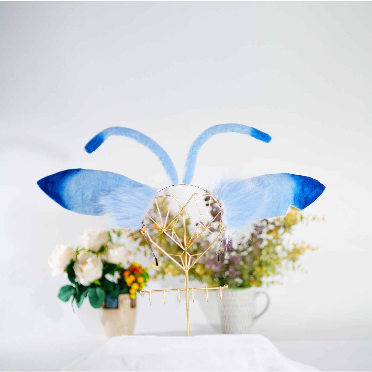 Blue Koala ears headband, puppy ear headband, anmime ears cosplay, cosplay ears, anime cosplay, kawaii, cat ears, bunny ears, tubbo cosplay