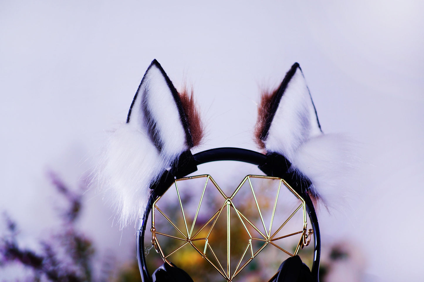 headphone Cat ear, kawaii cat ears , headphone accessories, fox ear, Cat Ears Handmade,
