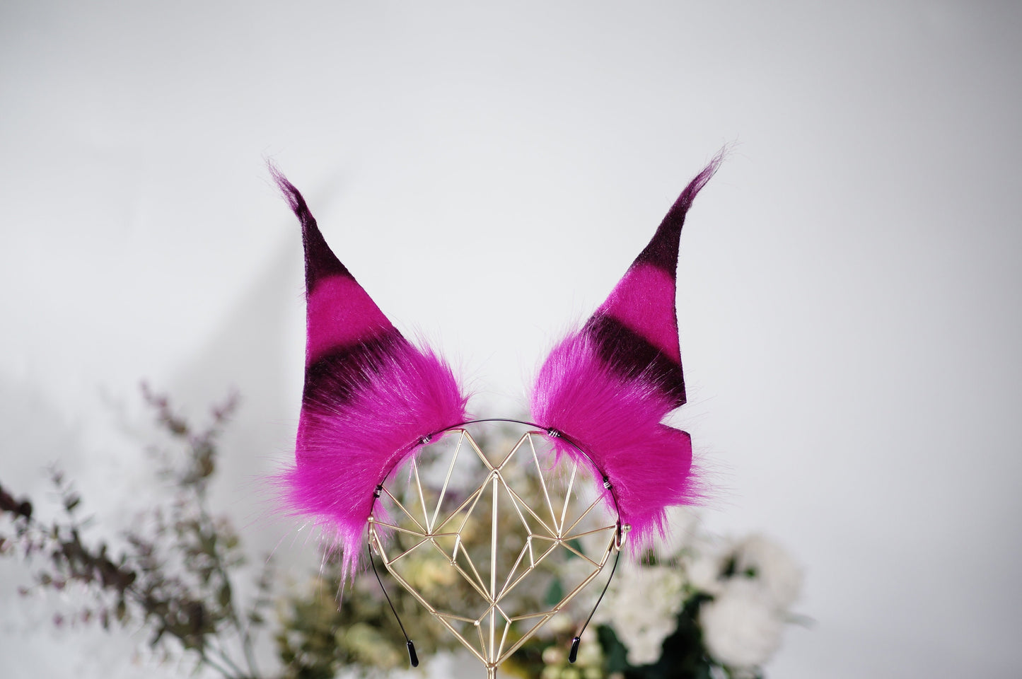 Realistic Ahri ear,Pink fox ear,Faux fur ear,Dieb ear,Wolf ear headband,Anime ear,Wolf cosplay ear,Aritificial furry ears, petplay, Gamegirl