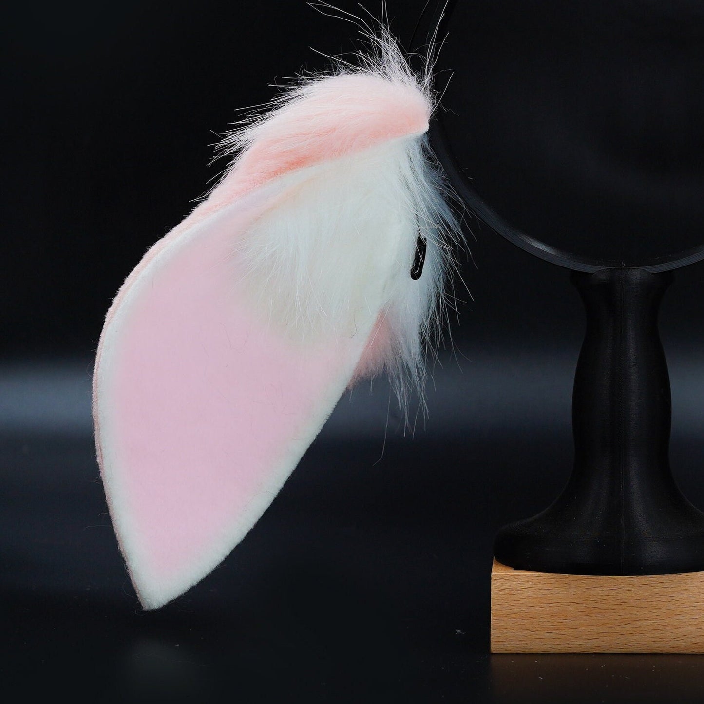 cute Pink princess lop bunny set for cosplay furry petplay, Lop Bunny Rabbit Ears headband hairband,Halloween Animal Cosplay Anime