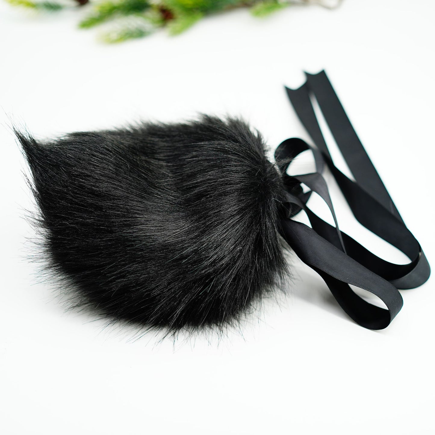 Black Bunny ears and tail, Fluffy ears tail, Faux Fur ears, Rabbit Ears Headband, Choose Your Color- Faux Fur Animal Ears,Furry Cosplay