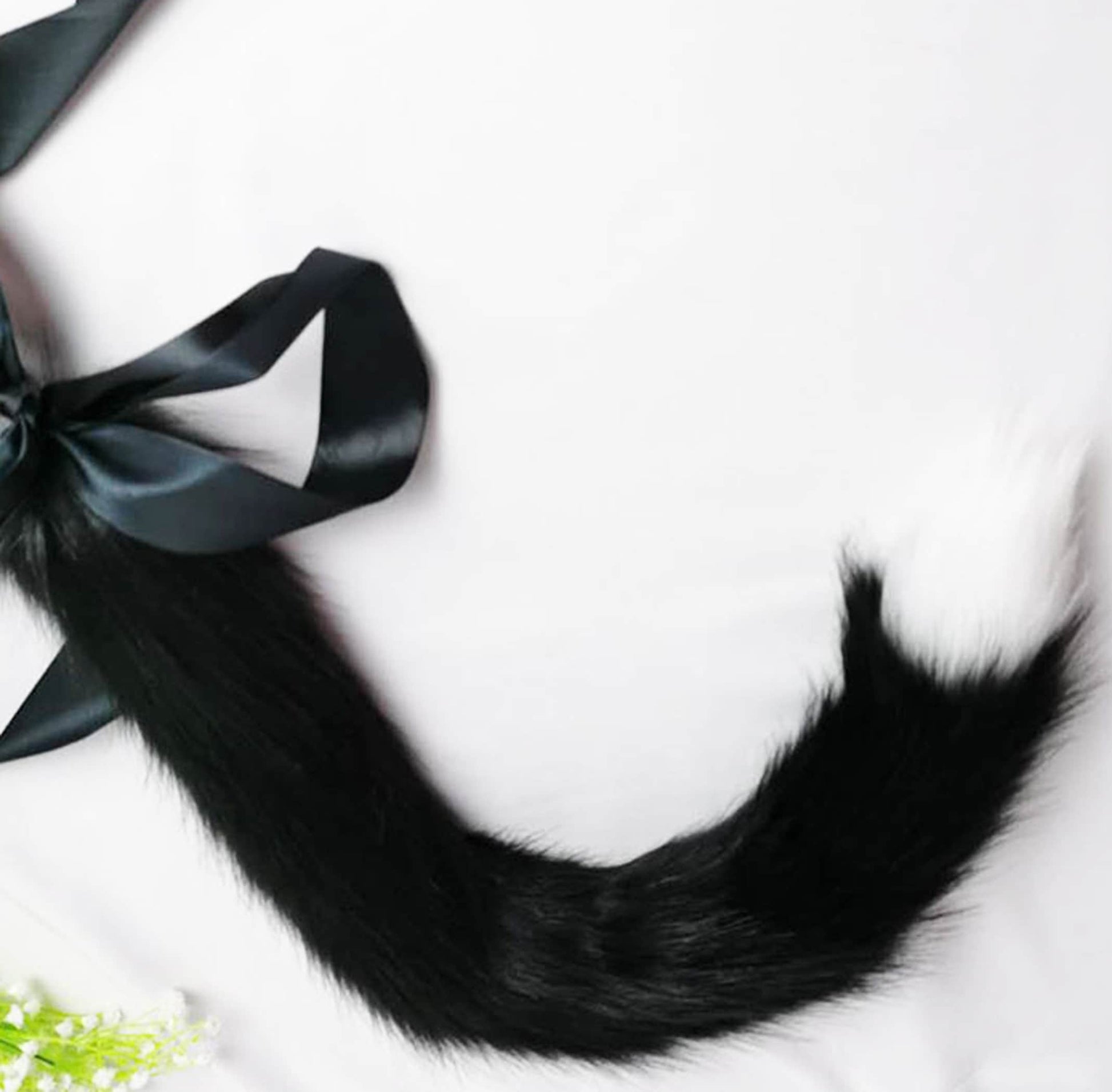 kitty tail, costume tail,animal tail, tails, cosplay tail, kitten tail, anime cosplay, wolf tail, faux fur tail, fox tail,069