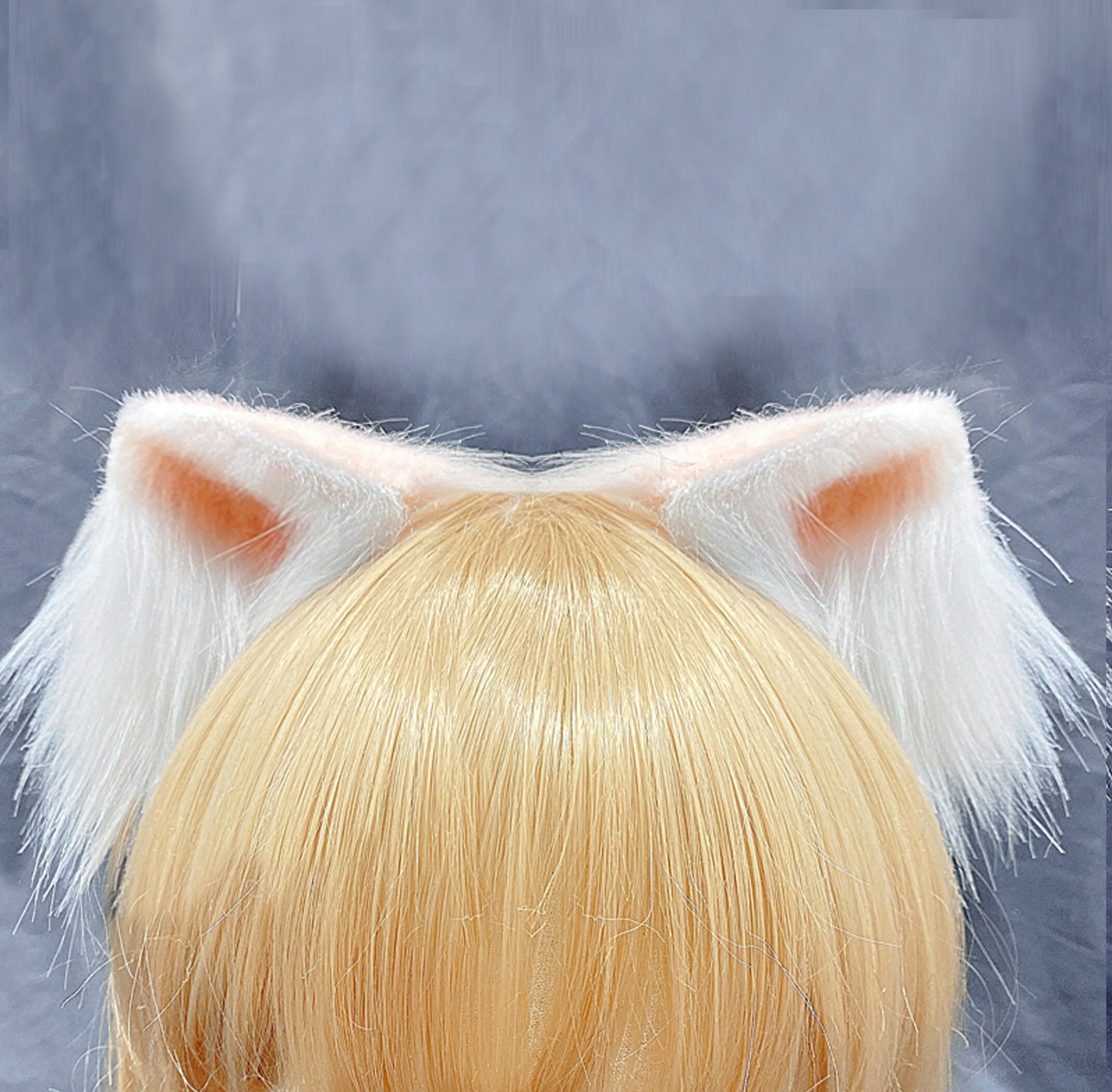 black, cat ears, cosplay cat ears, anime ears, kitsune ears, pet play, fairy ears, neko ears, para cosplay, fake ears, fur ears, 075