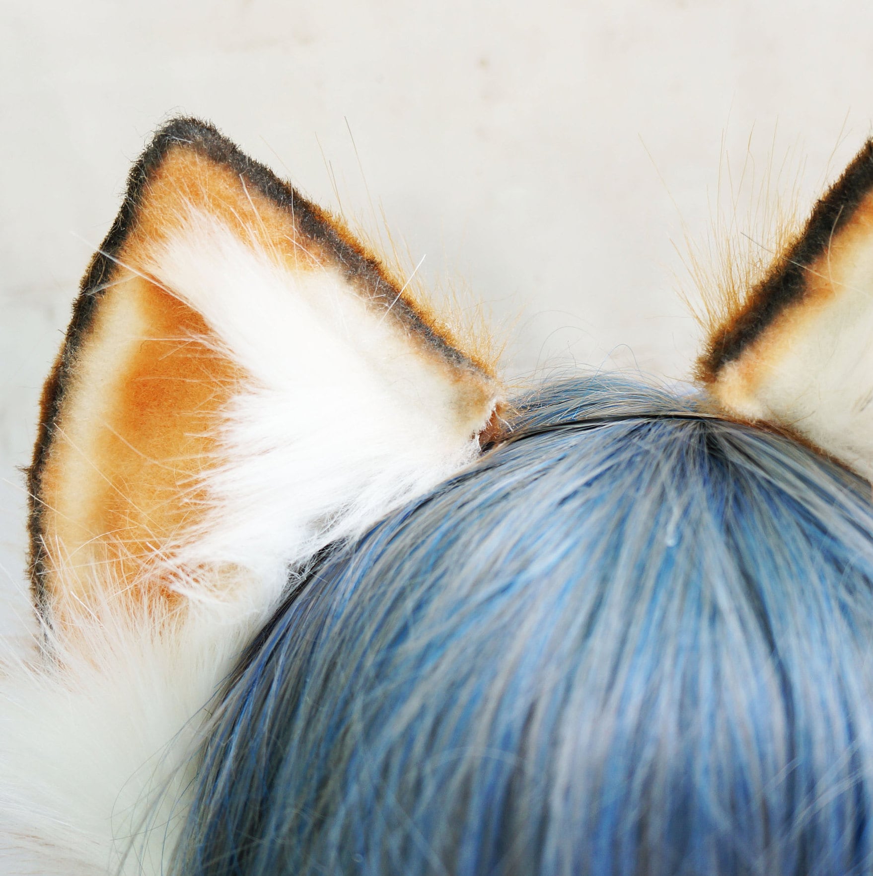 kitten ear headband, Fluffy fox Ears,kitten ear cosplay, Fluffy fox ears, Faux Fur ears, cat Ears Headband，fox ears headband