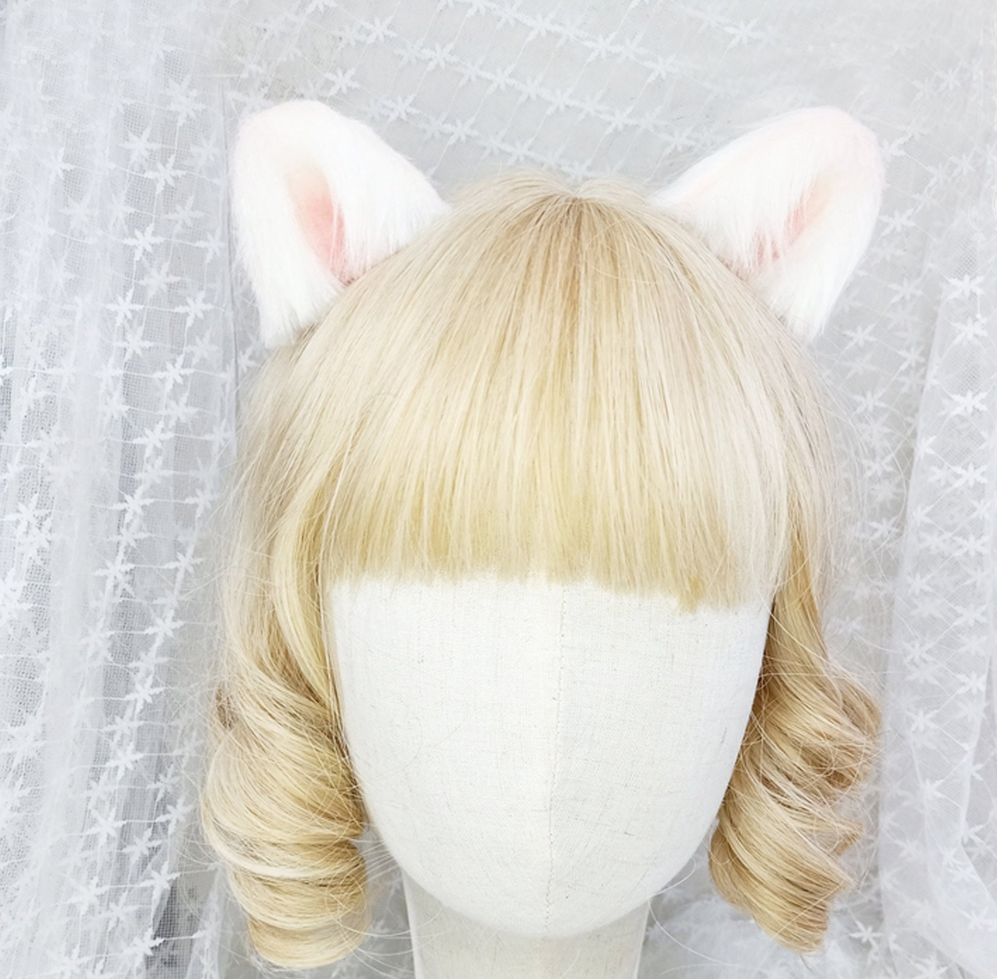 kitten ear cosplay, , realistic cat ear, realistic fox ear, animal ear, ear cosplay, kitten ear, wolf ear, ears headband,fox ear, 085