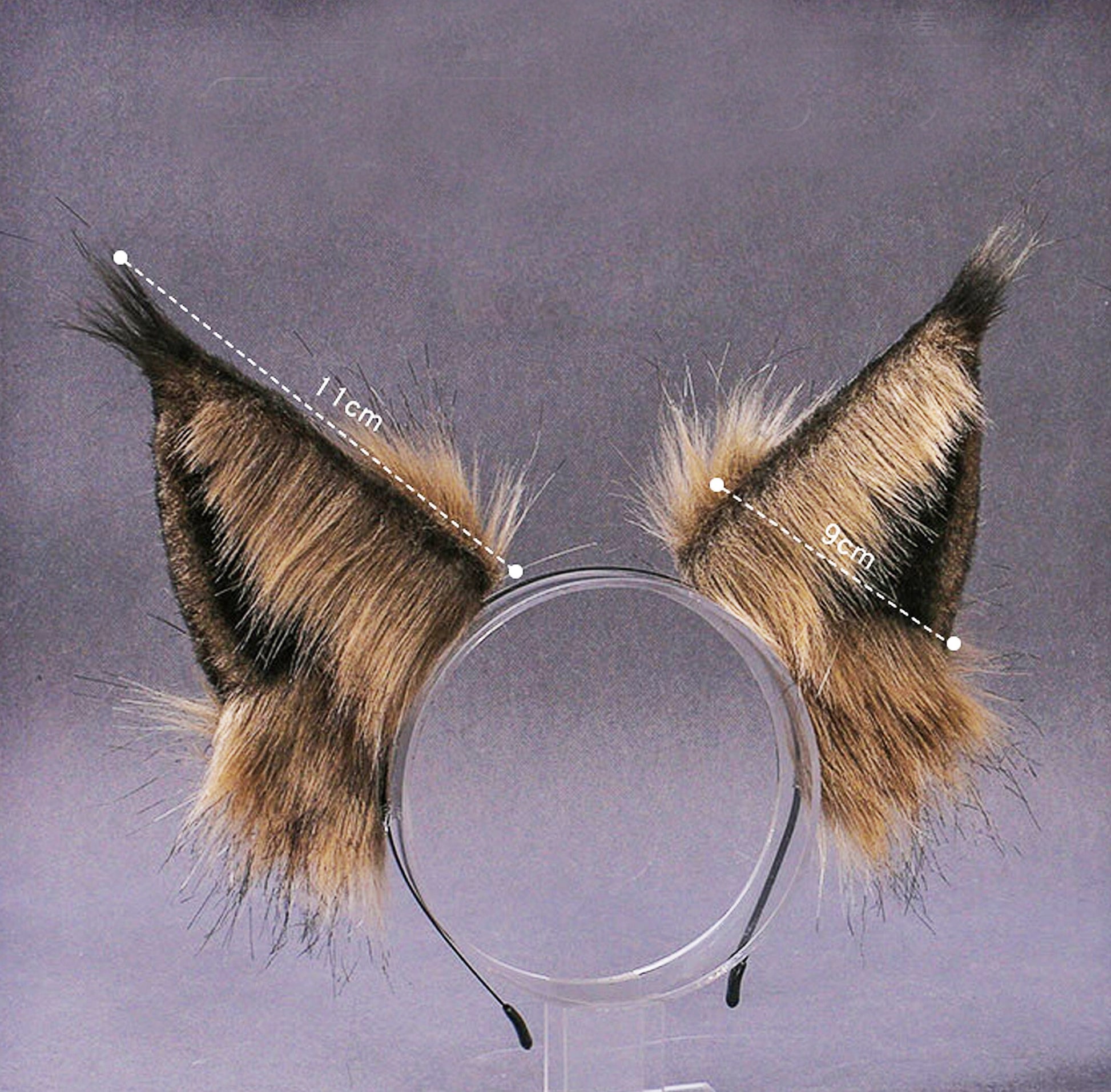 kitten ear cosplay, fox ear, kitten ear,fox ear, kitten ear headband, animal cosplay ear,realistic cat ear, Faux fur Cat Ear,086