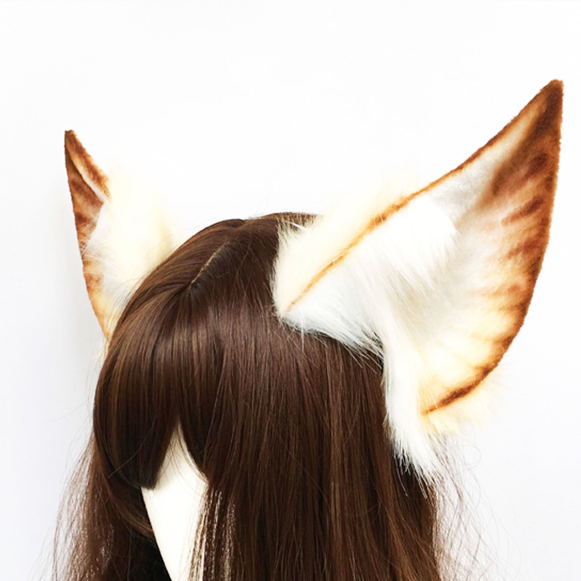 faux fur ears, fox ears, fluffy ears, costume ears,animal ears, gold fox ears, cosplay ear, kitten ears, anime cosplay, 202