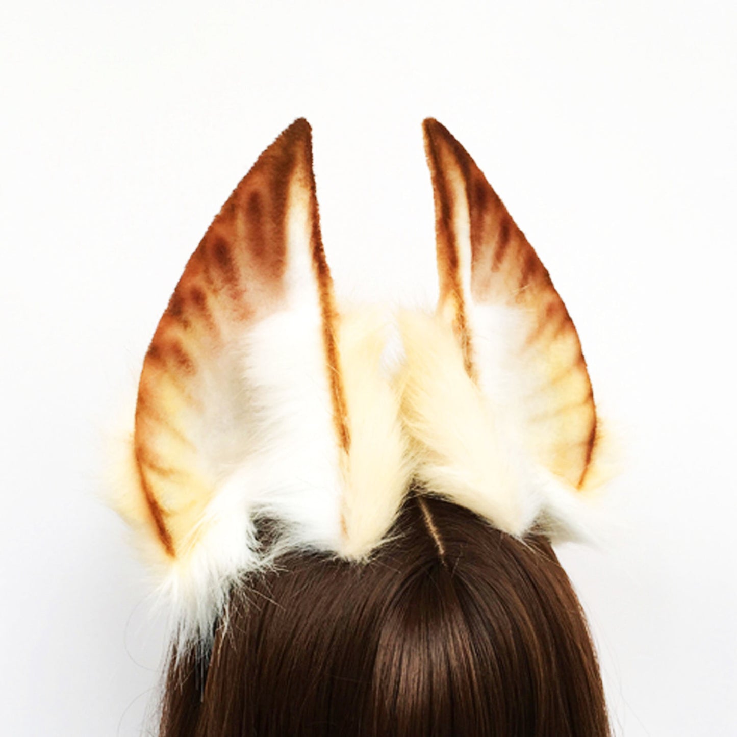 faux fur ears, fox ears, fluffy ears, costume ears,animal ears, gold fox ears, cosplay ear, kitten ears, anime cosplay, 202