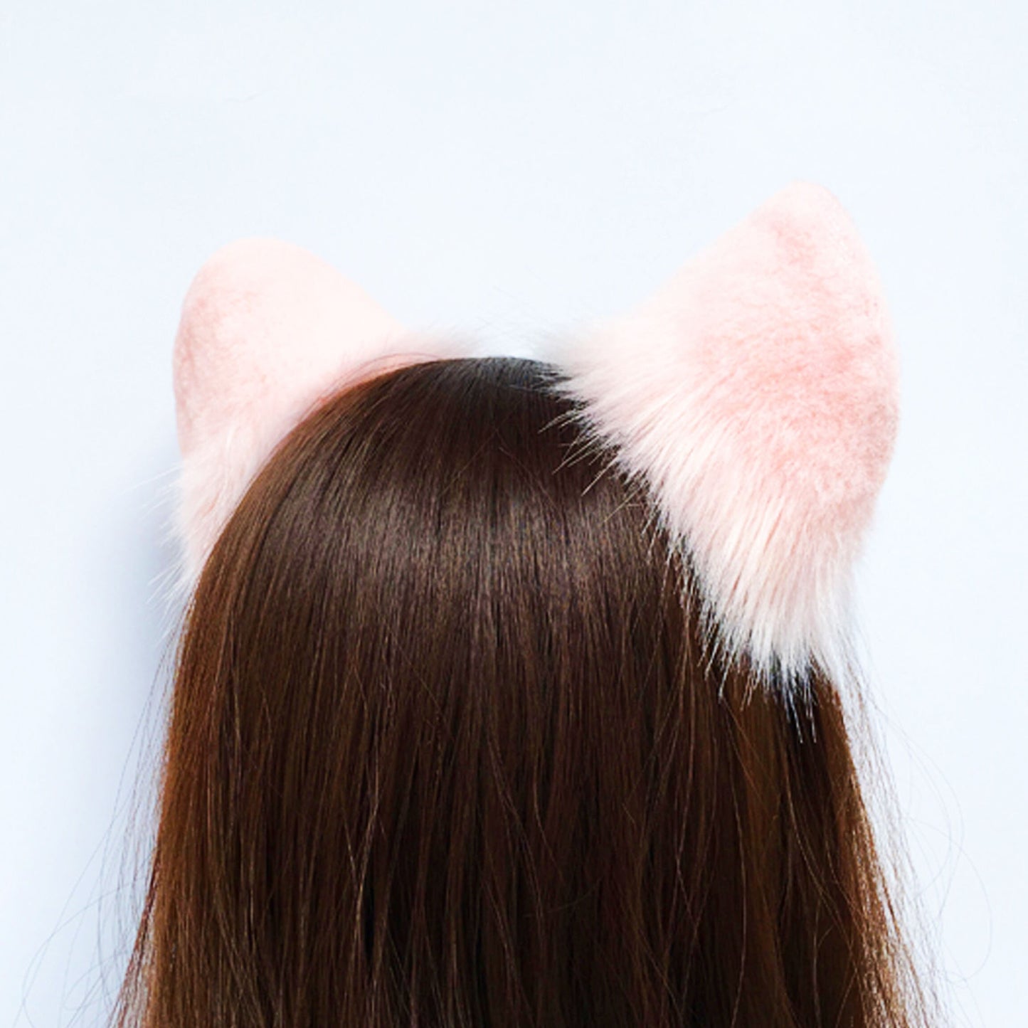 costume ears,animal ears, pink bear ears, faux fur ears, bear ears, fluffy ears, kitten ears, cosplay ear, kitten ears, anime cosplay, 204