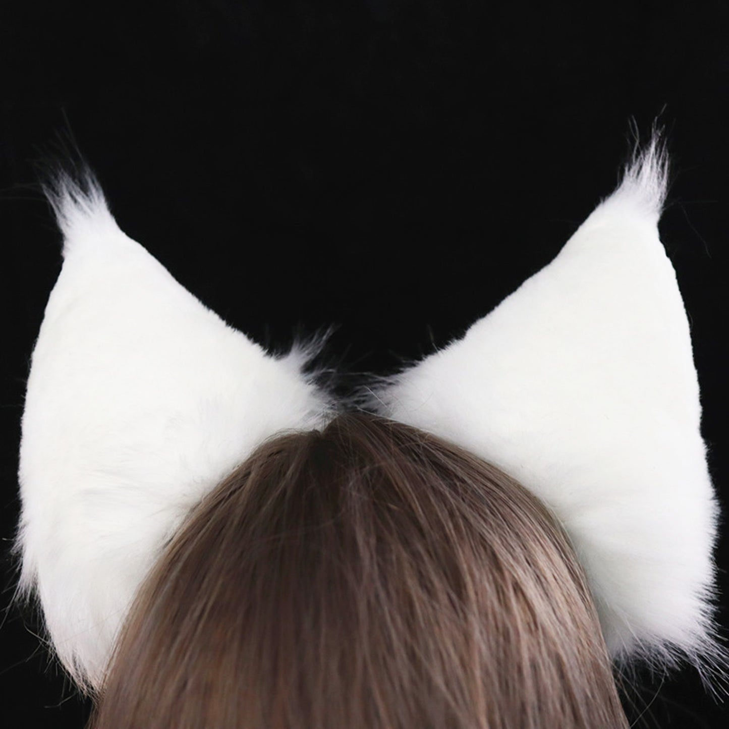 Realistic fox Ears, Faux Fur ears,ox ears ,pink fox Ears, cat Ears Headband，Fluffy fox ears, fox ears Headband, f Faux fur Ears, 212