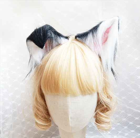 kitten play ear, fox ears, cosplay ears, maid out, fit ears, animal ears hairpins, cosplay accessoires, neko cosplay, wolf ears, 077