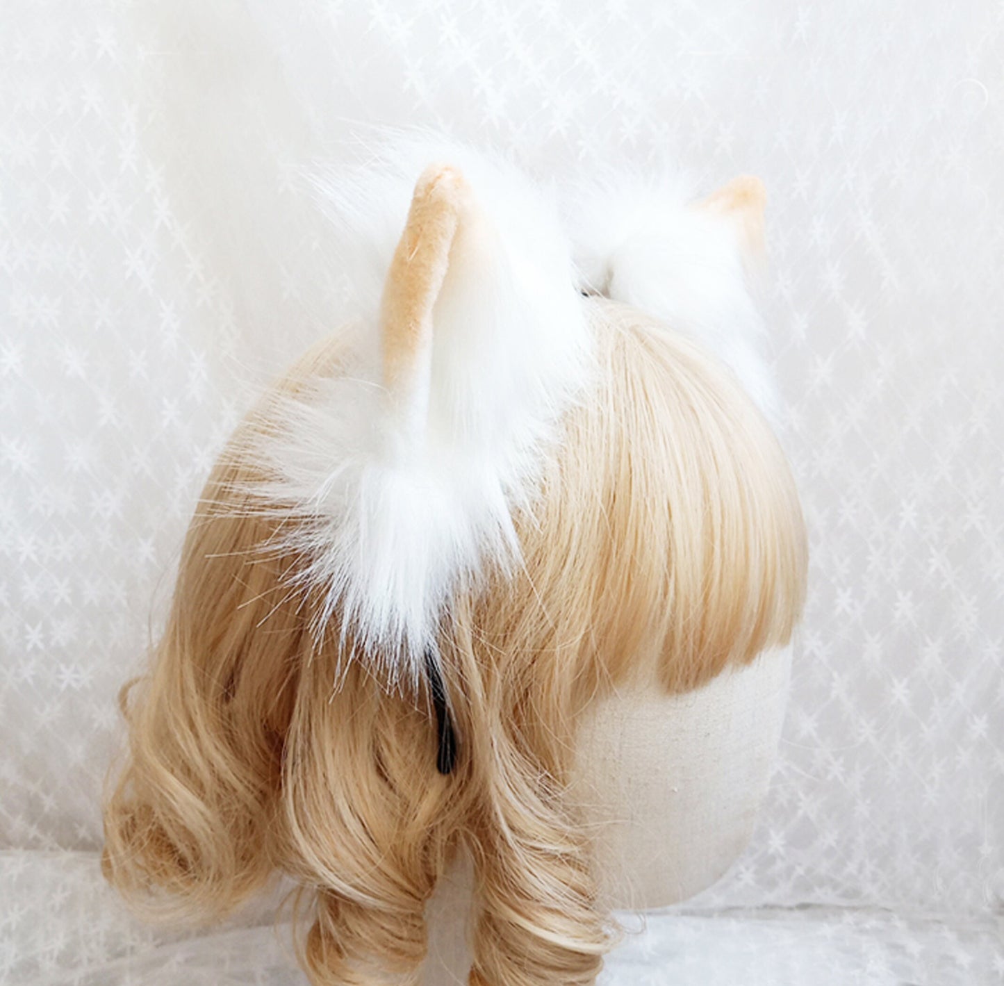 male cosplay, unisex cosplay, female cosplay, realistic ears, cosplay cat ears, beast ear, hair clip ears, lolita ears, pet play ears,078