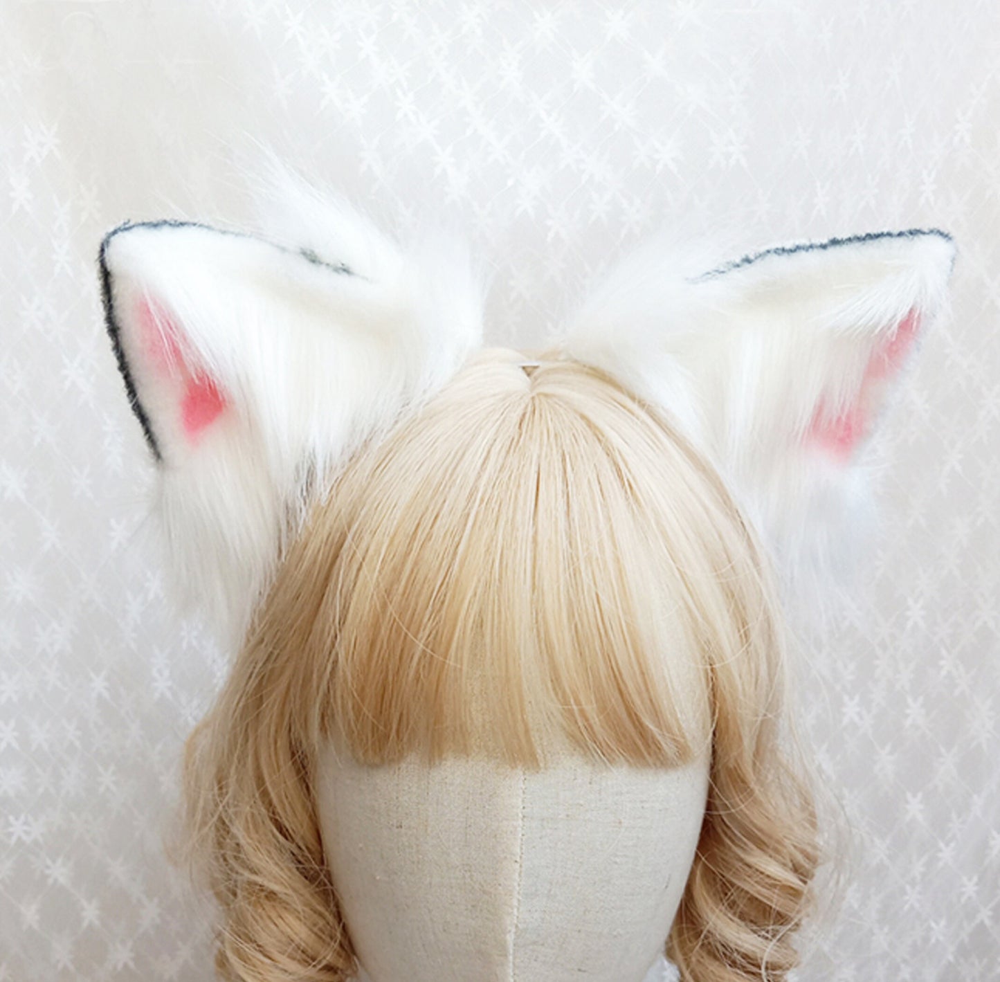 male cosplay, unisex cosplay, female cosplay, realistic ears, cosplay cat ears, beast ear, hair clip ears, lolita ears, pet play ears,078