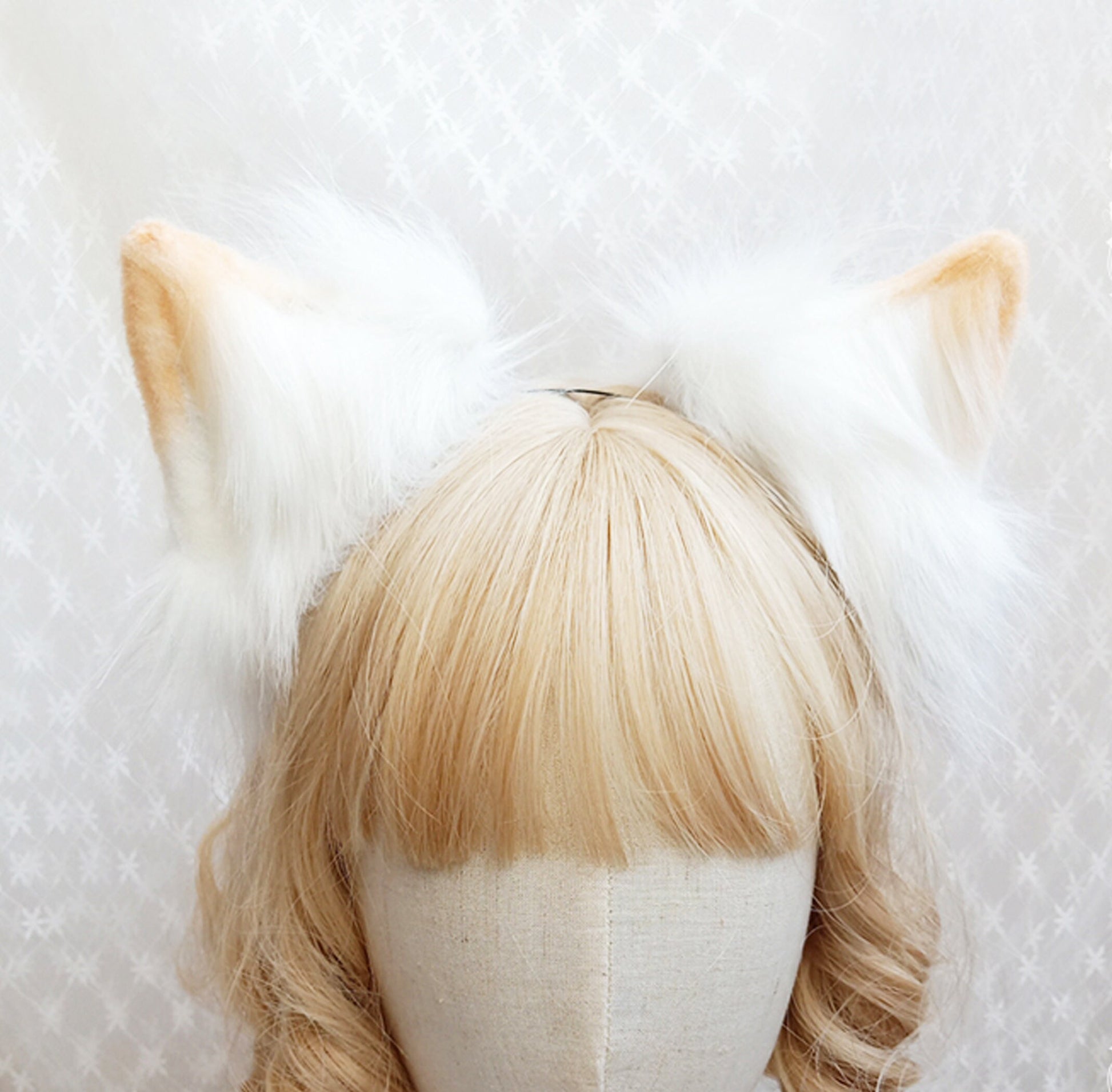 male cosplay, unisex cosplay, female cosplay, realistic ears, cosplay cat ears, beast ear, hair clip ears, lolita ears, pet play ears,078