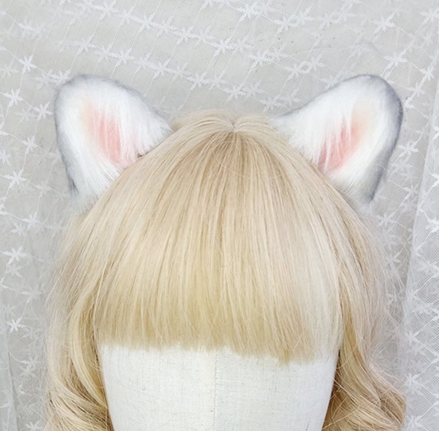 kitten ear cosplay, , realistic cat ear, realistic fox ear, animal ear, ear cosplay, kitten ear, wolf ear, ears headband,fox ear, 085