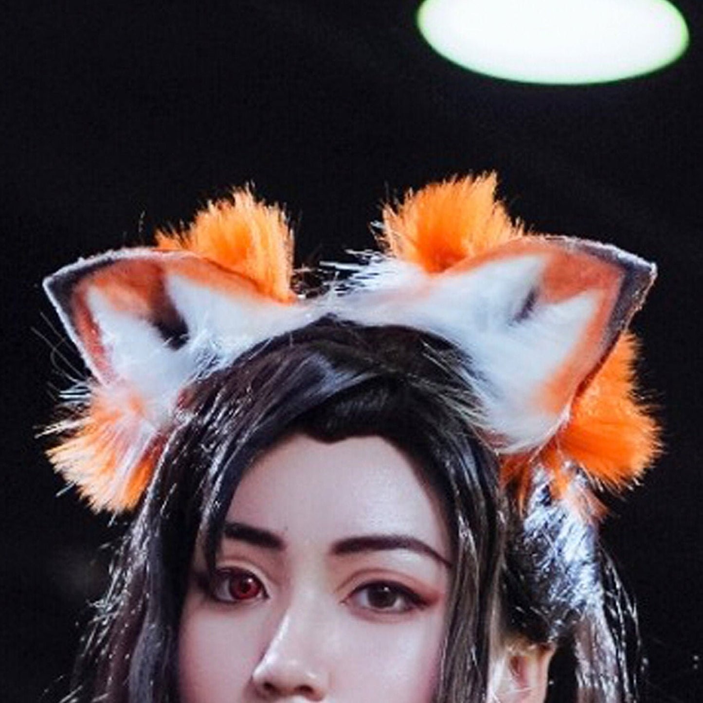 costume ears,animal ears, fire fox ears, faux fur ears, fox ears, fluffy ears, kitten ears, cosplay ear, kitten ears, anime cosplay, 152