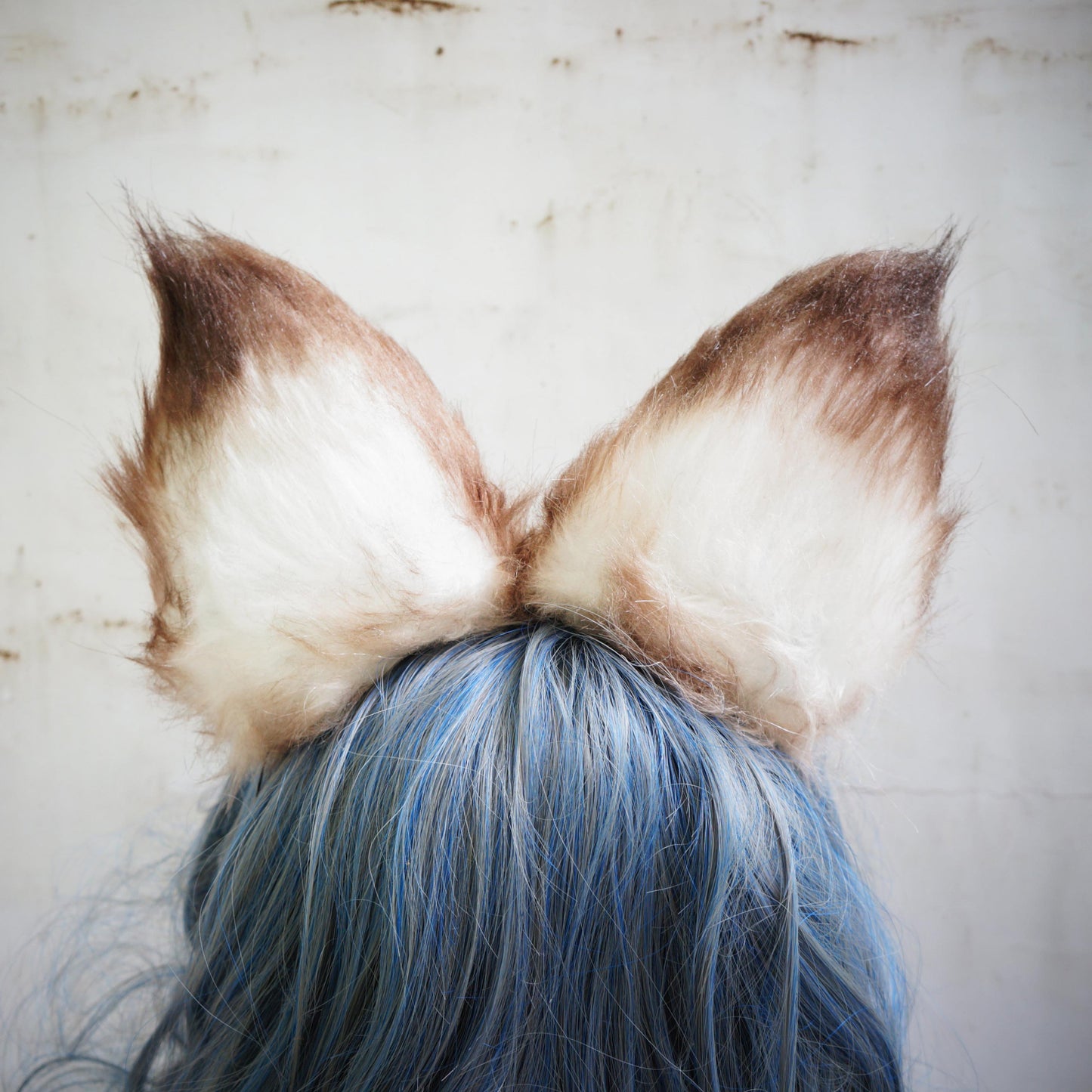 dirty cat ear, kitten ear cosplay, kitten ear headband, drity cat headband, brown fox ear, realistic cat ear, realistic fox ear, 220