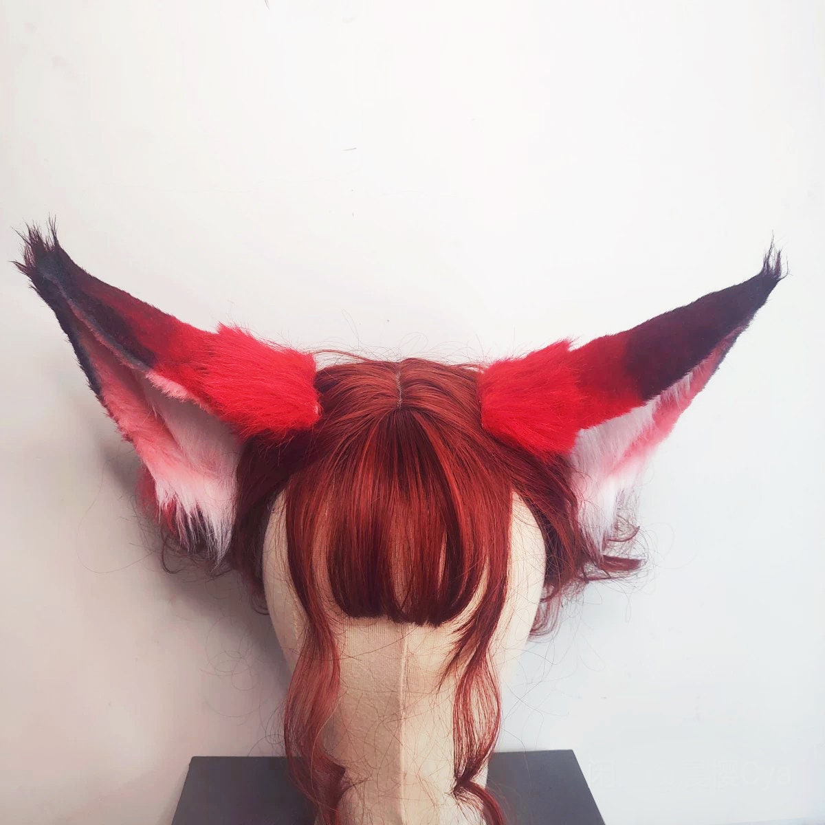 Fluffy fox Ears,Red Fox Ears, Fox Ear Headband, Faux Fur ears, Fox ear cosplay, Cat Ears Headband, Fake Fur Ears Headband, 268