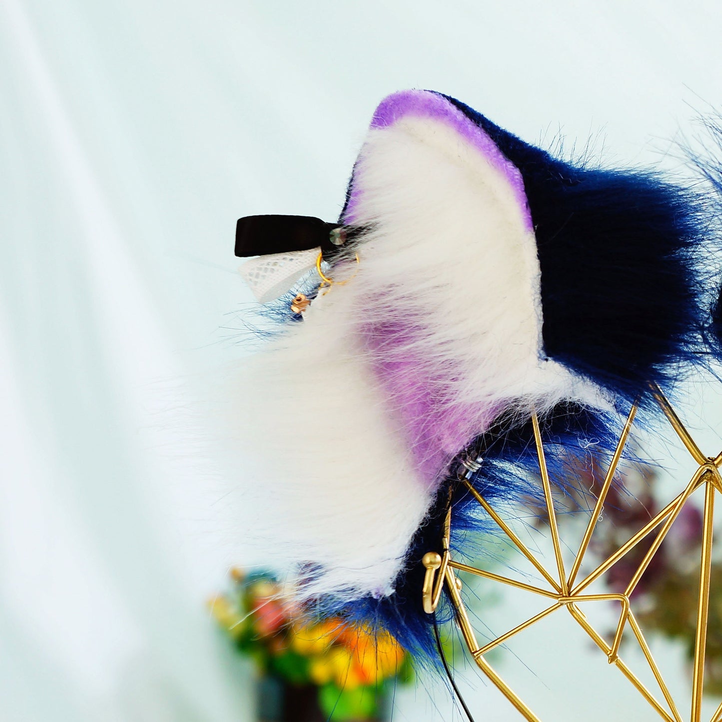 Blueberry fox Ears, Fox Ears, Summer Kitten Ears, cat ears, anime ears, fairy ears, Mimi Ears,kitten ears, realistic cat ear, 140