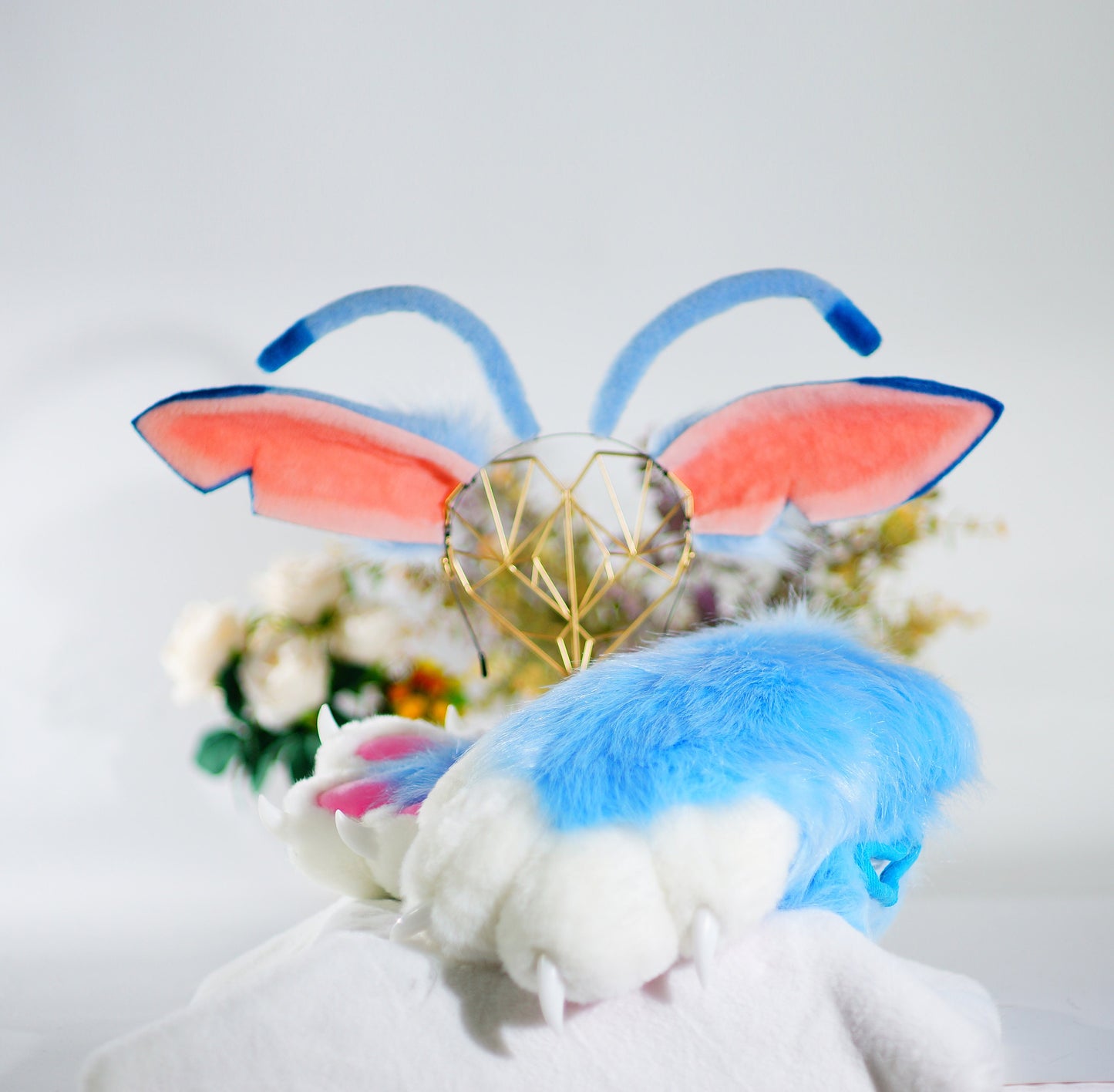 Blue Koala ears headband, puppy ear headband, anmime ears cosplay, cosplay ears, anime cosplay, kawaii, cat ears, bunny ears, tubbo cosplay