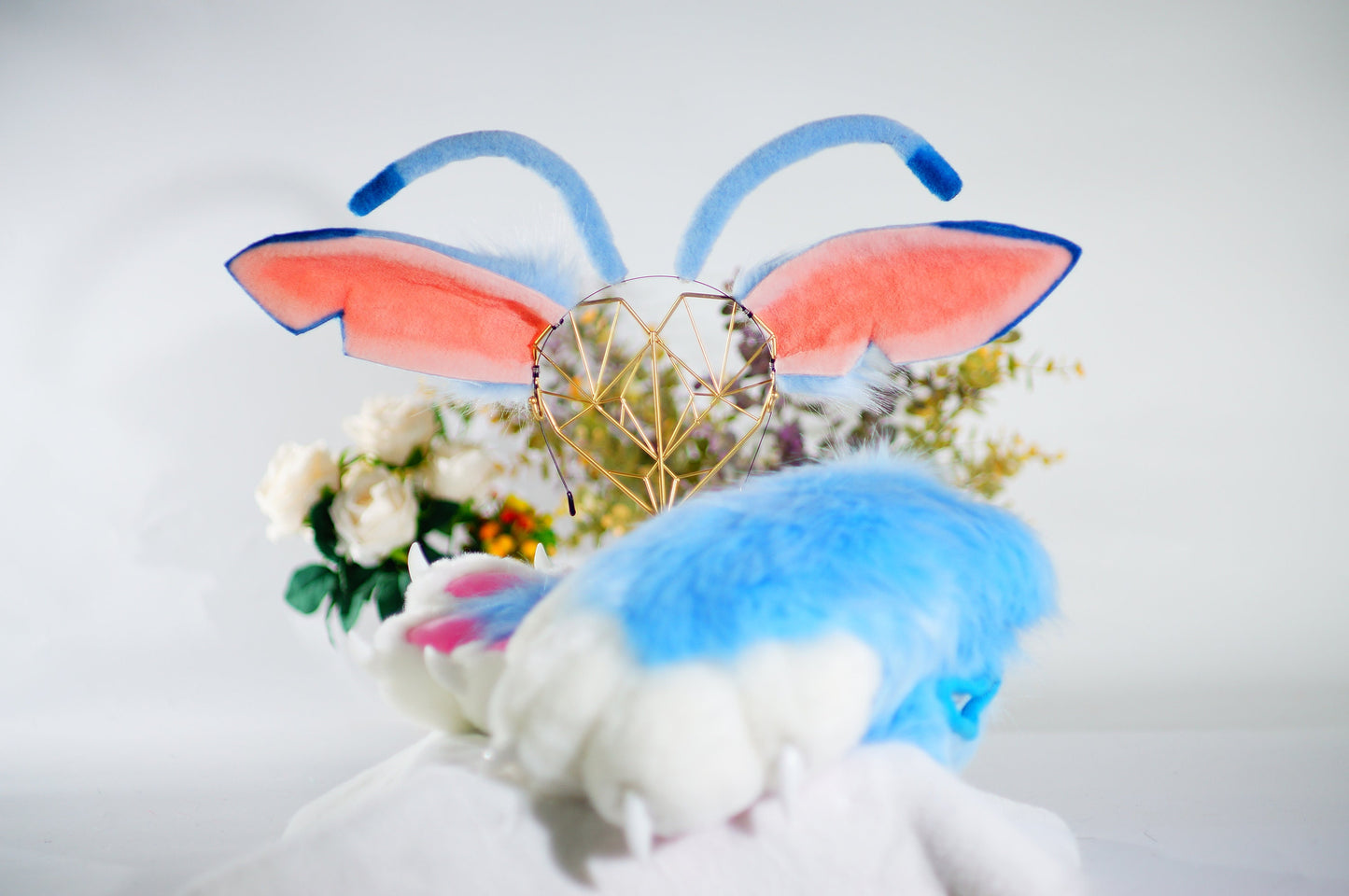 Blue Koala ears headband, puppy ear headband, anmime ears cosplay, cosplay ears, anime cosplay, kawaii, cat ears, bunny ears, tubbo cosplay