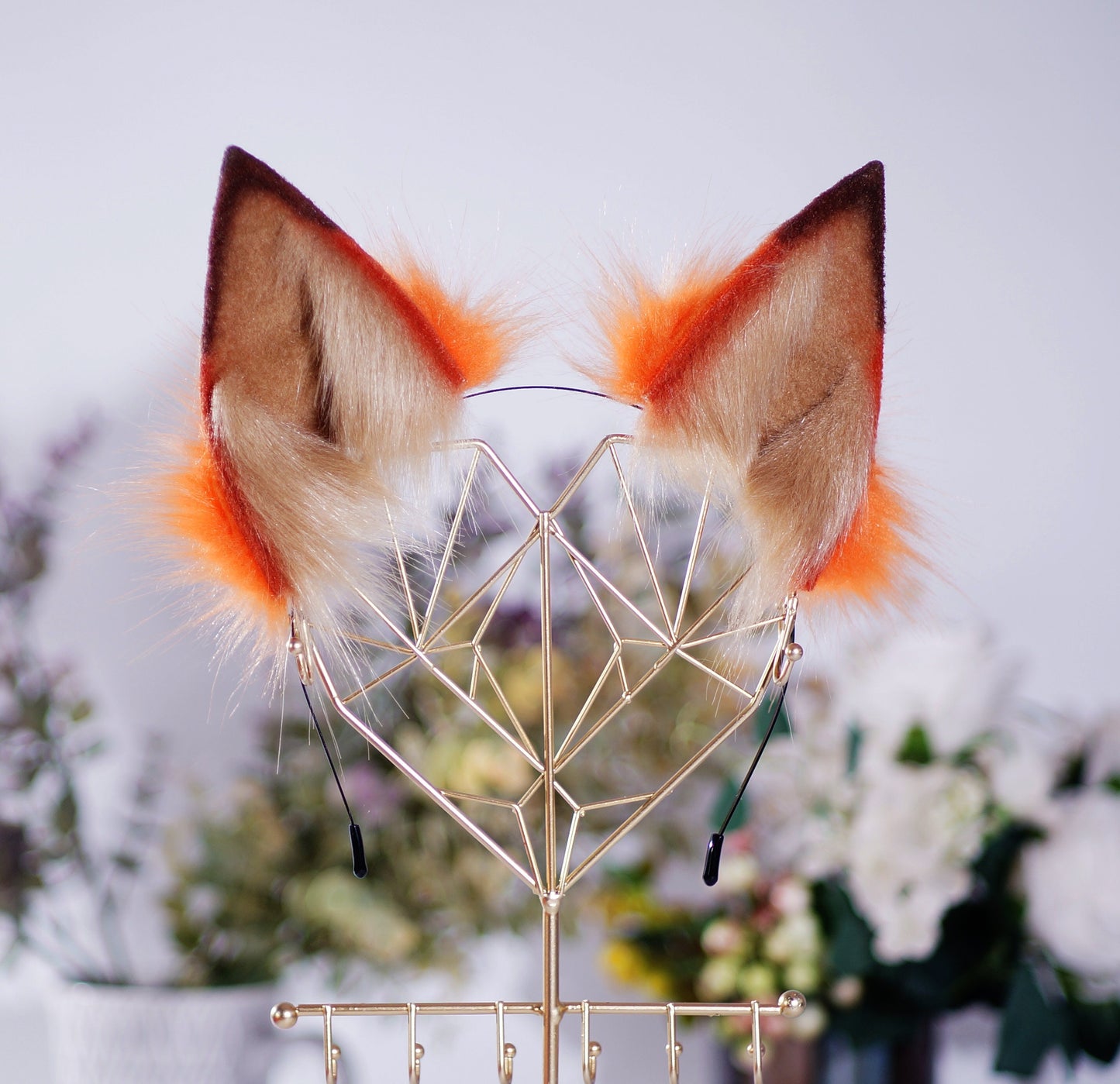 Fluffy Fox Ears, Nick's Ears, Faux Fur Ears, Neko Ears, Ears Headband, Animal Ears, Cosplay Ear,Anime Cosplay, Realistic Fox Ears, 004