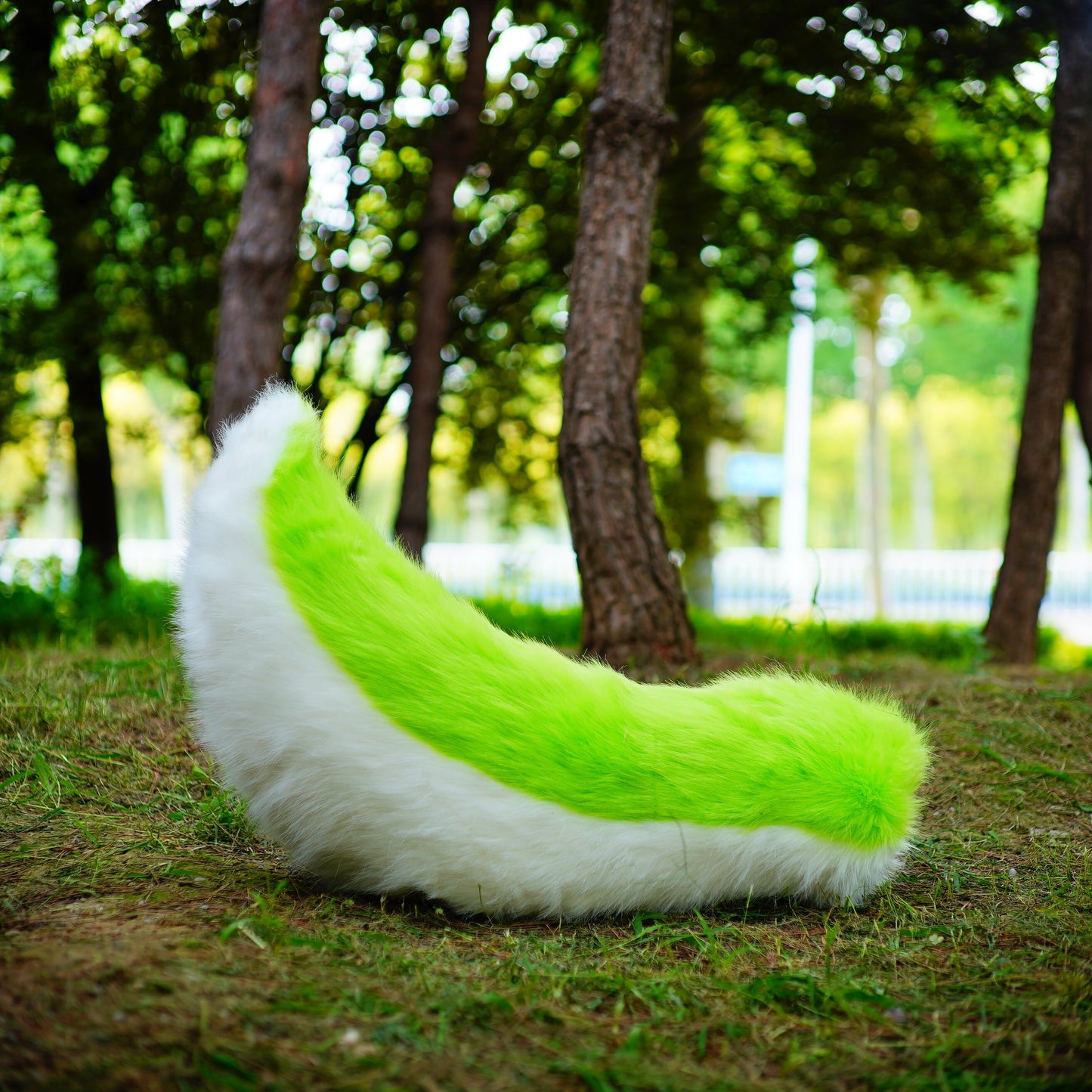 Spirit Green Fursuit Head, Fursuit Commission, Fursuit paws, Fursuit, Furry, Cat Head Furrry, Fursuit Mask, Cat Furry, Fursuit Partial