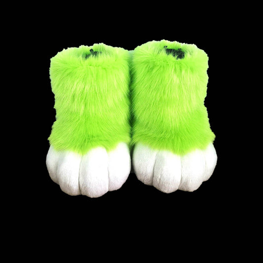 elf green feetpaw, furry shoes, cats feet paws, Slim Sock paw, Feetpaw, COMMISSION Premuim Fursuit FeetPaws, Oudoor Feetpaws for Fursuit