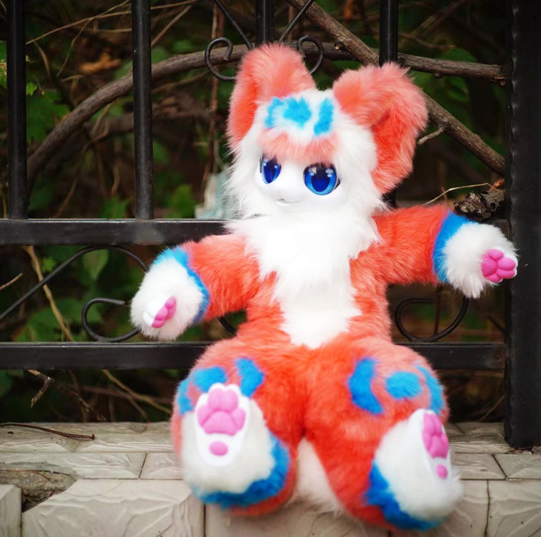 fursona doll furry community furries plush plushies commission poseable doll anthro art doll furry gift cosplay poseable doll