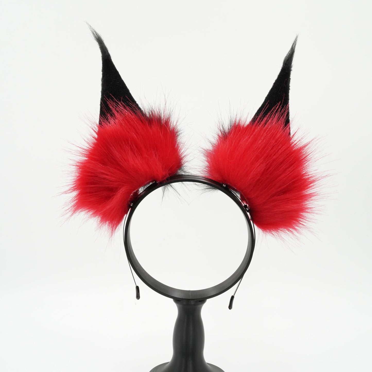 Hasbin Hotel Cosplay Ears Alastor , Red Fox Ears, Furry Ears, Cosplay Ears, Petplay accessory,