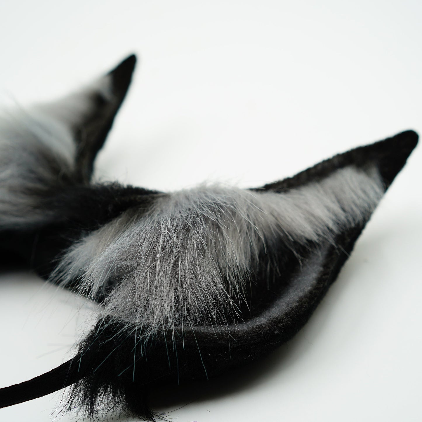 USB charging movable animal ears cosplay ,Faux fur anime ears headband, furears kemonomimi, catears kitsune,wolf kitsune anubis ears