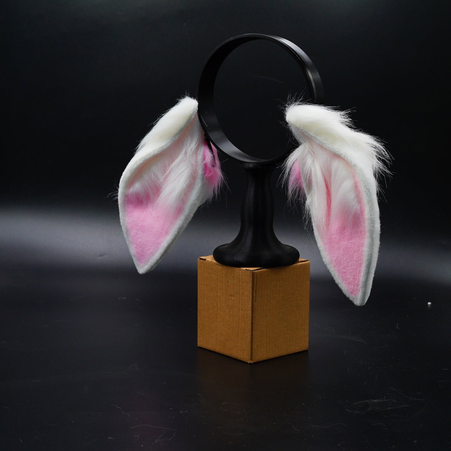 Kawaii spoty bunny ears, Lop Bunny Ears ,light pink lop ears,ginger lop ears, white with light pink bunny ears