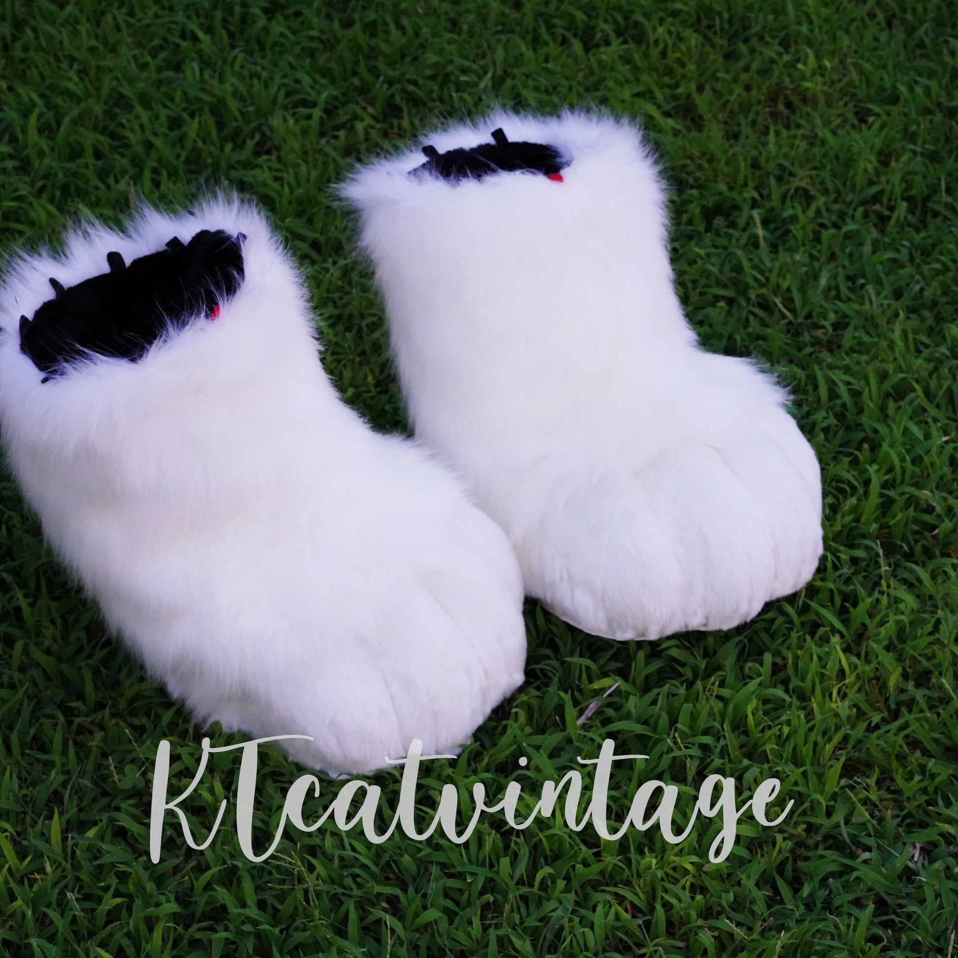 White feet paws fursuit kemono toony kigurumi fursona kawaii outdoor foot paw fursuit shoes cosplay cat dog fox wolf bunny