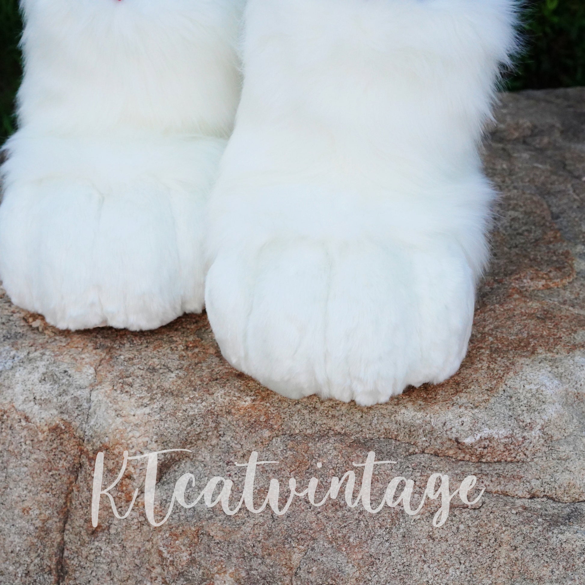 White feet paws fursuit kemono toony kigurumi fursona kawaii outdoor foot paw fursuit shoes cosplay cat dog fox wolf bunny