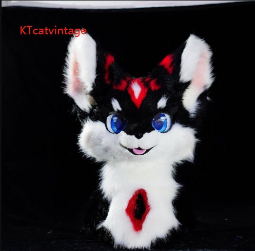 KTcatvintage Fursuit head, Fursuit, fursuit mask, Furry art，fursuit mask, custom furry mask