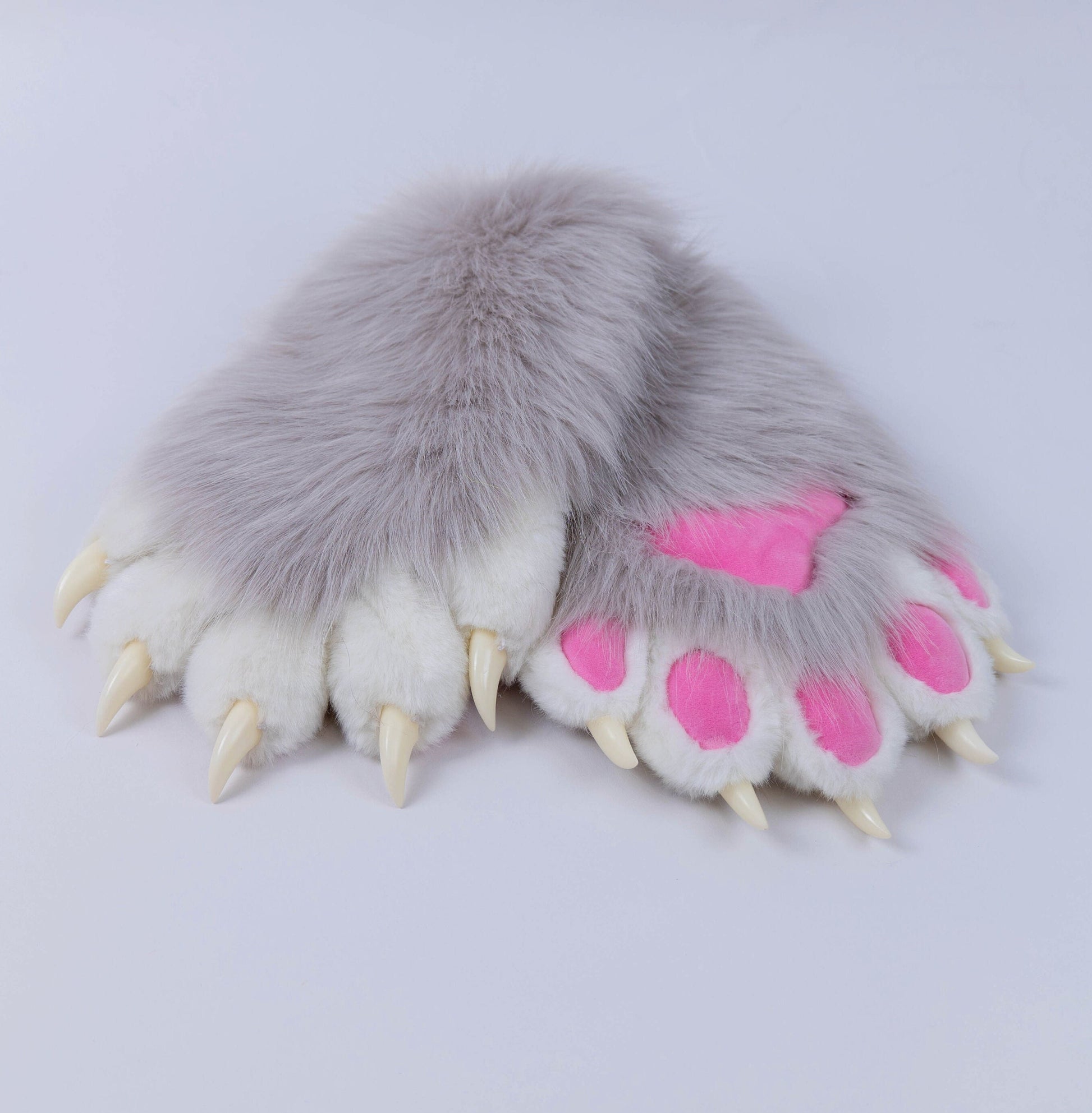 Wine red cat paws, cat gloves,custom Fursuit gloves, Furry paws, fursuit paws, Furry art, pet play, faux fur paws with 5 finger