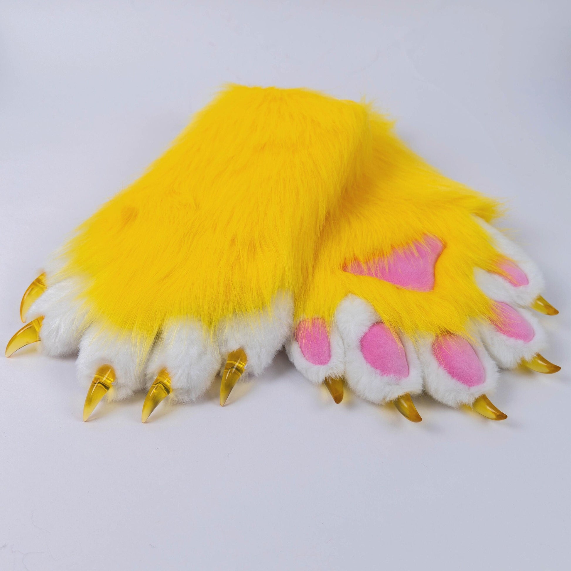 Fursuit hand paws with purple fur, cheap cat gloves,custom Fursuit gloves,handmade Furry paws, Furry art, faux fur paws with 5 finger