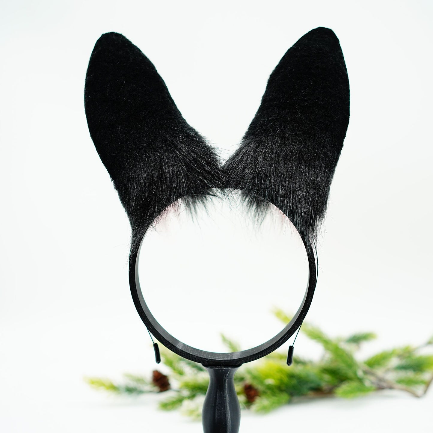 black and pink Bunny ears, Bunny ears, Cosplay Ears, bunny Cosplay, Animal Ears,realistic bunny ears, pet play , bunny girl headband, 168