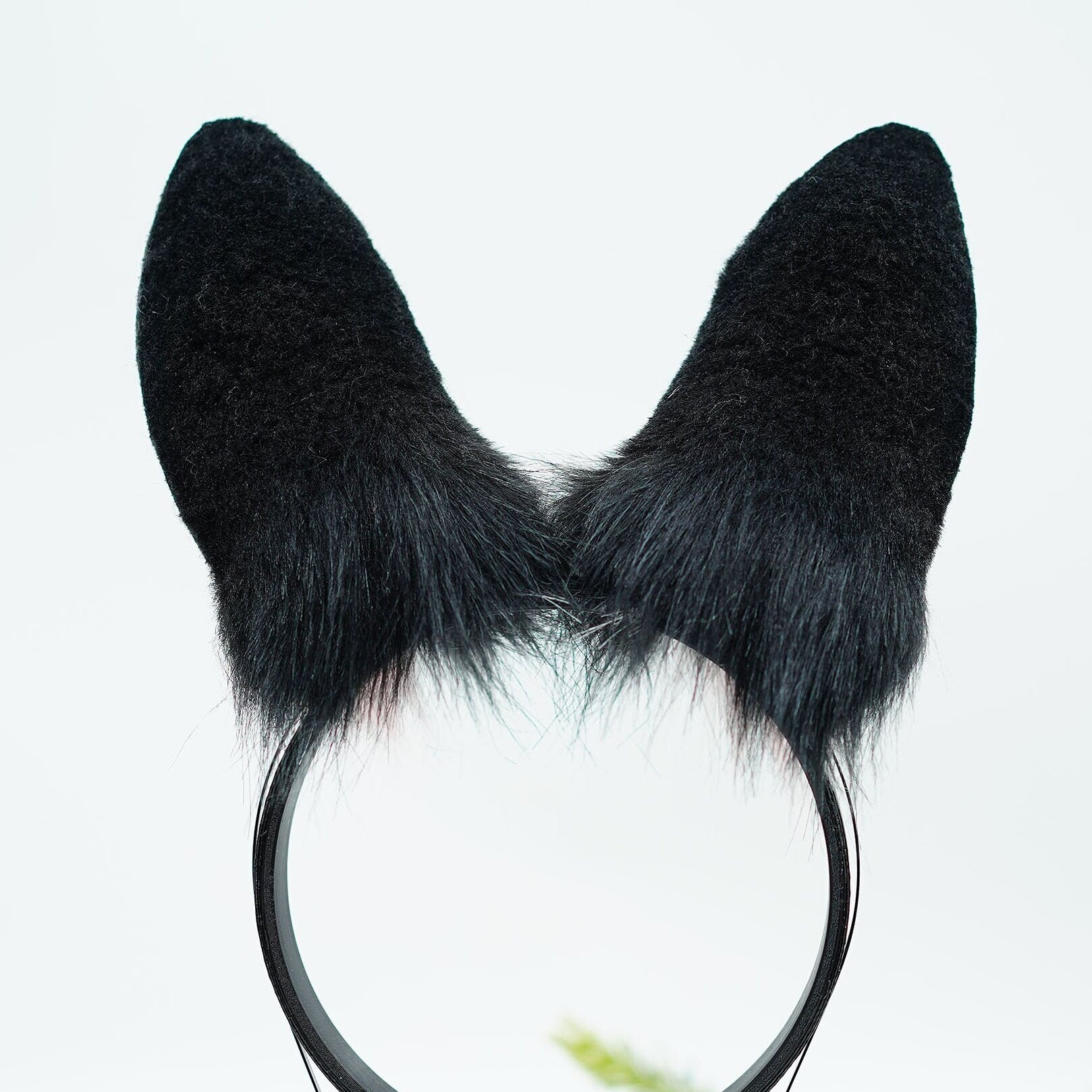 black and pink Bunny ears, Bunny ears, Cosplay Ears, bunny Cosplay, Animal Ears,realistic bunny ears, pet play , bunny girl headband, 168