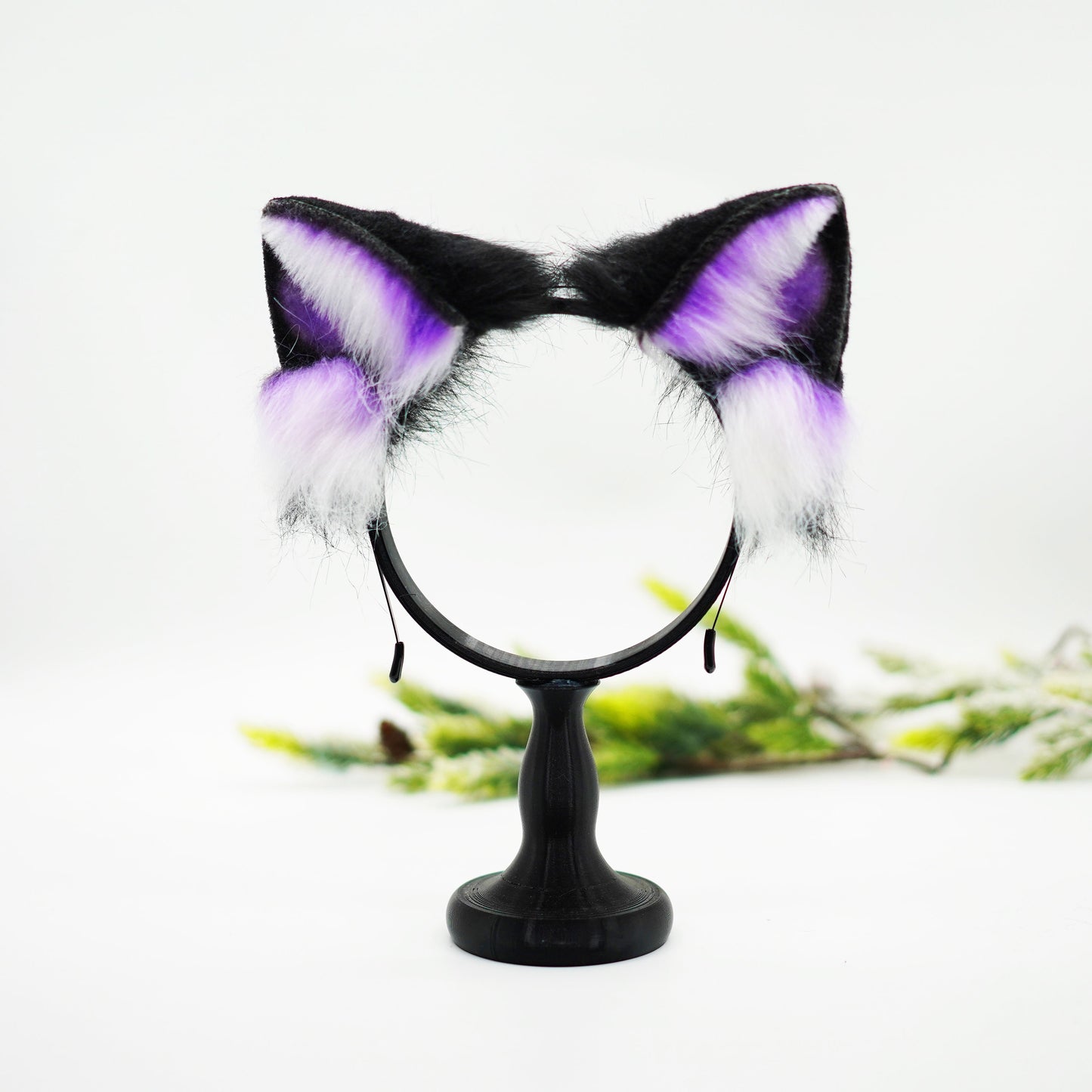 Handmade Furry Fursuit Realistic Fox Cat Ear, Anime Petplay Cosplay Ear, Wolf Ear Hair Band, Beast Ear, Cosplay Wolf Ear, Black Wolf Ear