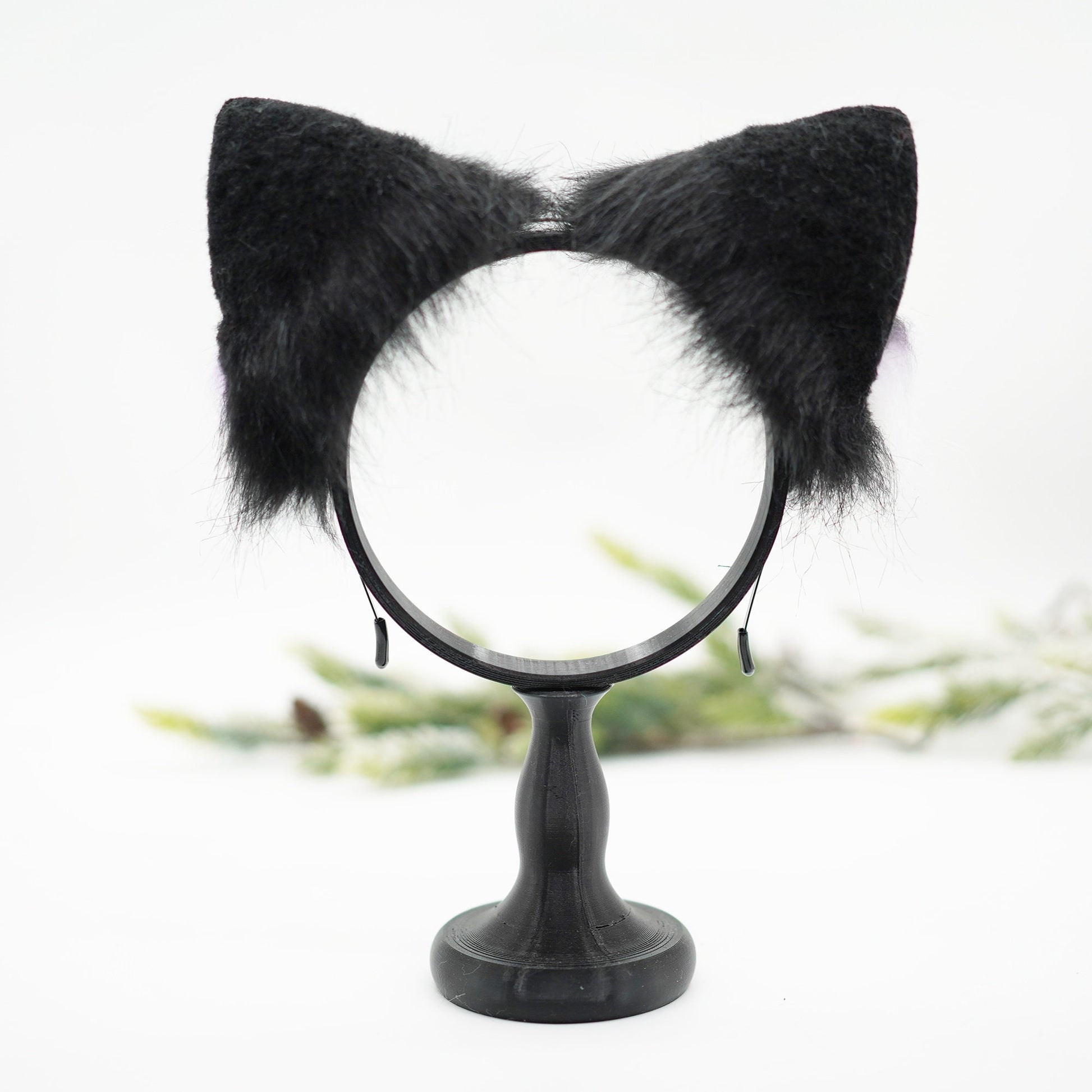 Handmade Furry Fursuit Realistic Fox Cat Ear, Anime Petplay Cosplay Ear, Wolf Ear Hair Band, Beast Ear, Cosplay Wolf Ear, Black Wolf Ear