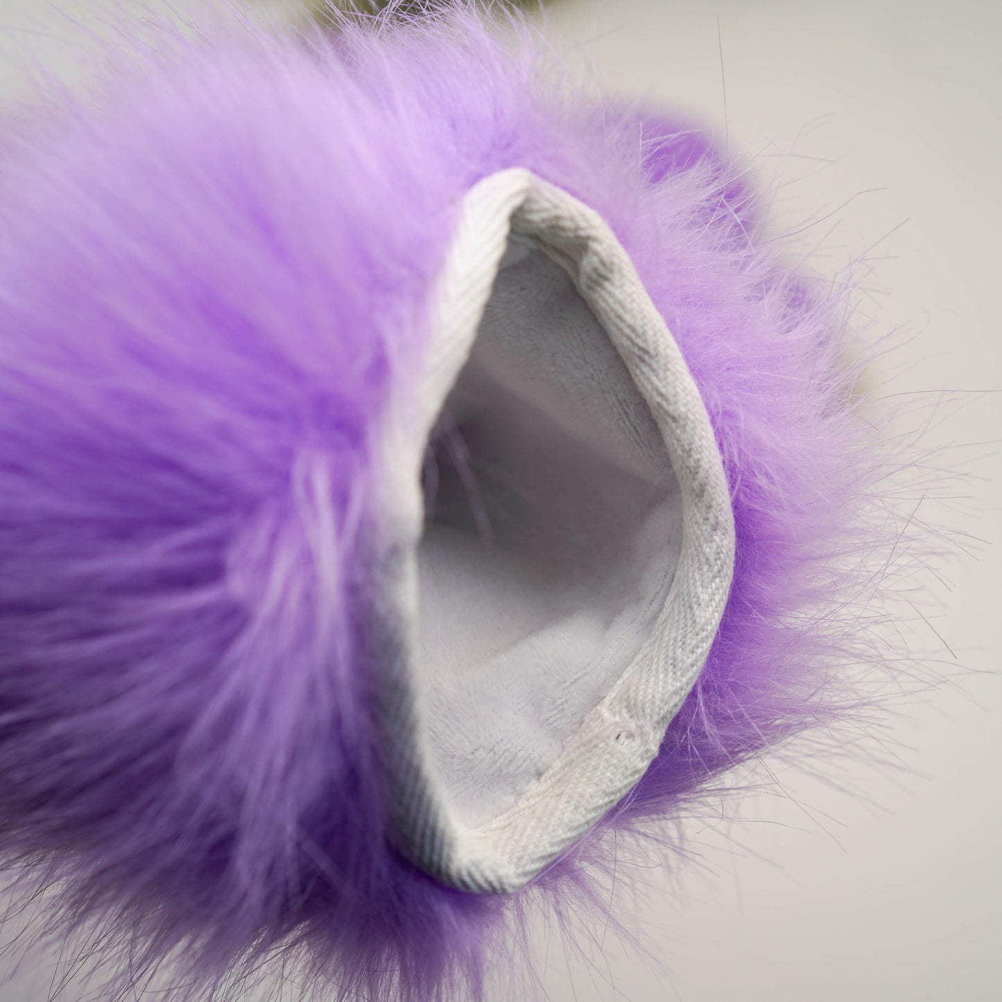 Cat fursuit,Little Cat Claw,Purple cat paws，Custom Fursuit gloves,Handmade cat paws, cosplay paws, faux fur paws with 4 white finger,