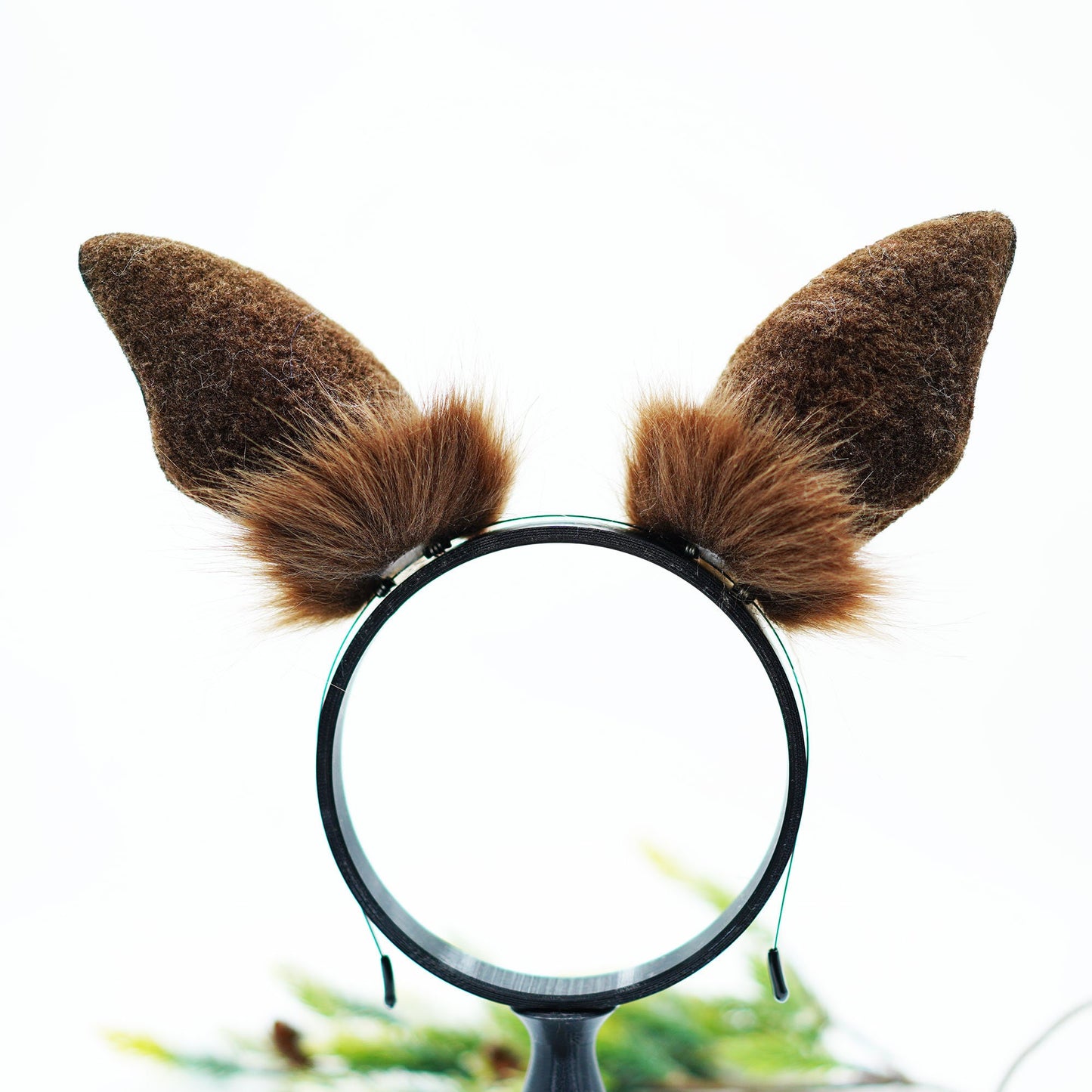 Cosplay bunny ear, Mouldable ears, handmade bunny ear headband,Brown Bunny ears, Bunny ears, Animal Ears,realistic bunny ears, pet play