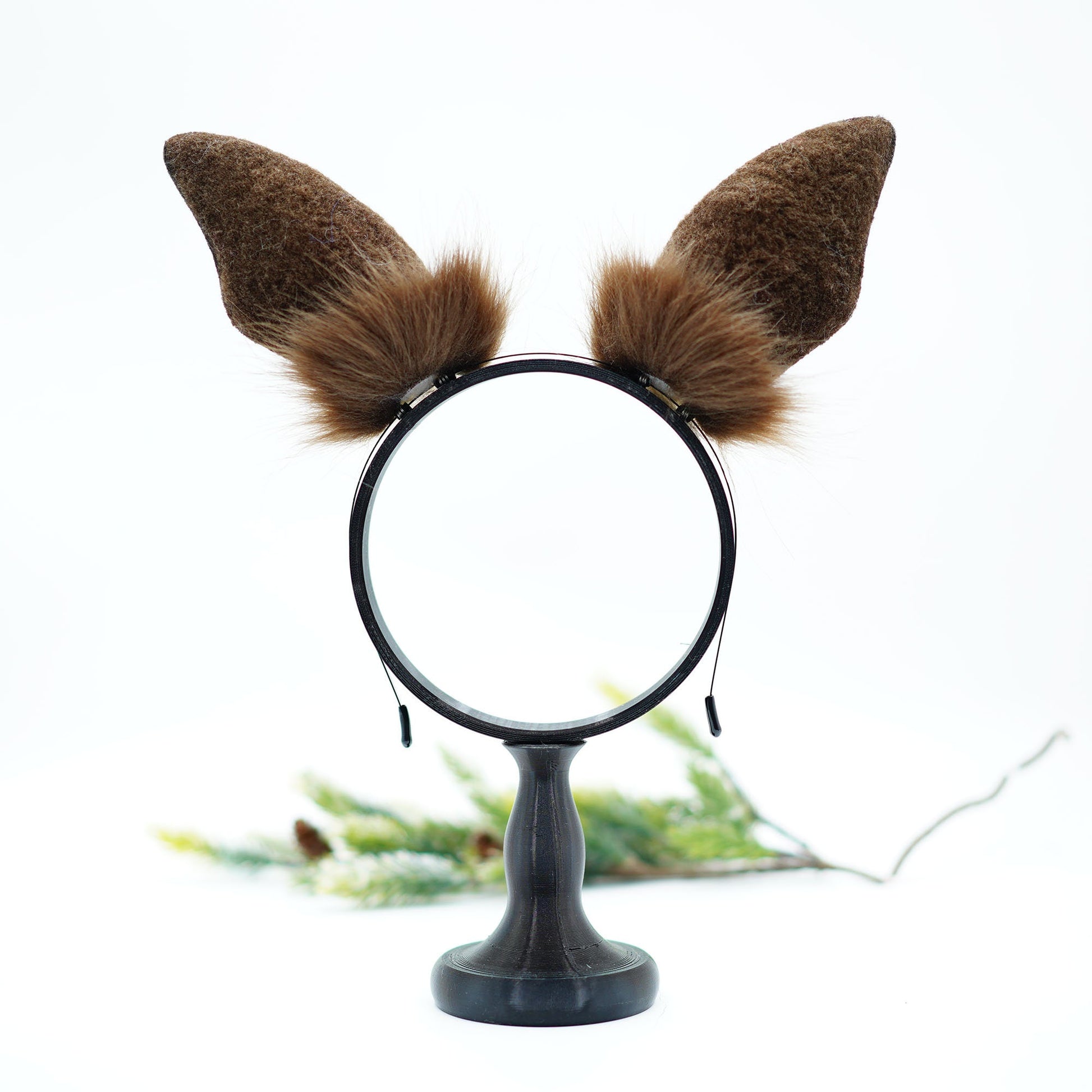 Cosplay bunny ear, Mouldable ears, handmade bunny ear headband,Brown Bunny ears, Bunny ears, Animal Ears,realistic bunny ears, pet play