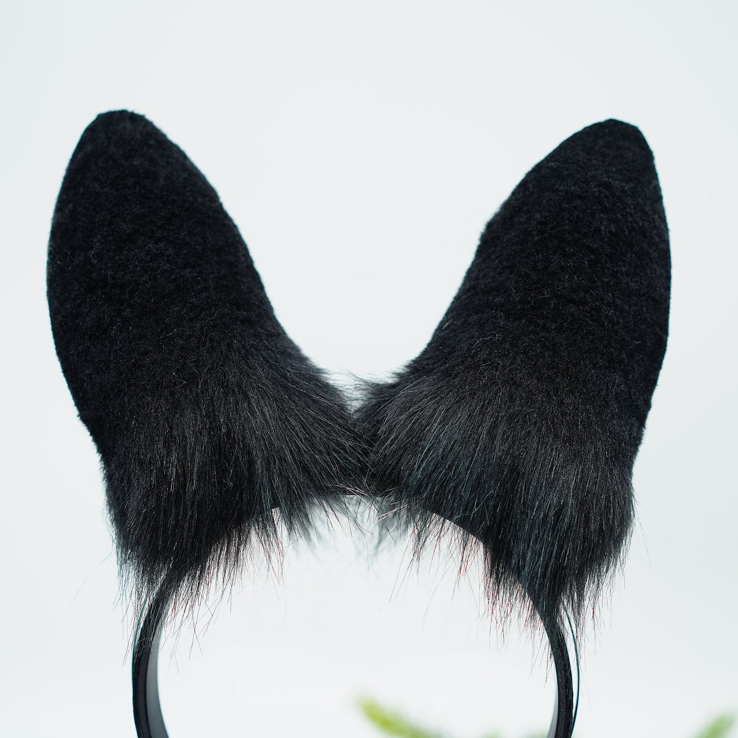 black and pink Bunny ears, Bunny ears, Cosplay Ears, bunny Cosplay, Animal Ears,realistic bunny ears, pet play , bunny girl headband, 168