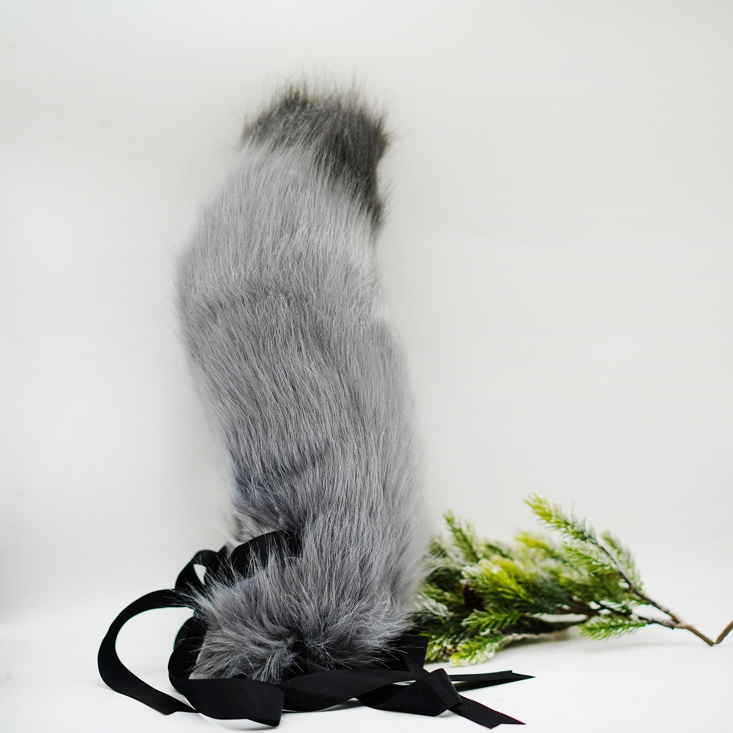 Realistic Anubis wolf ear,Black Gray animal ear,Faux fur ear,Dieb ear,Wolf ear headband,Anime ear,Wolf cosplay ear,Aritificial furry ears