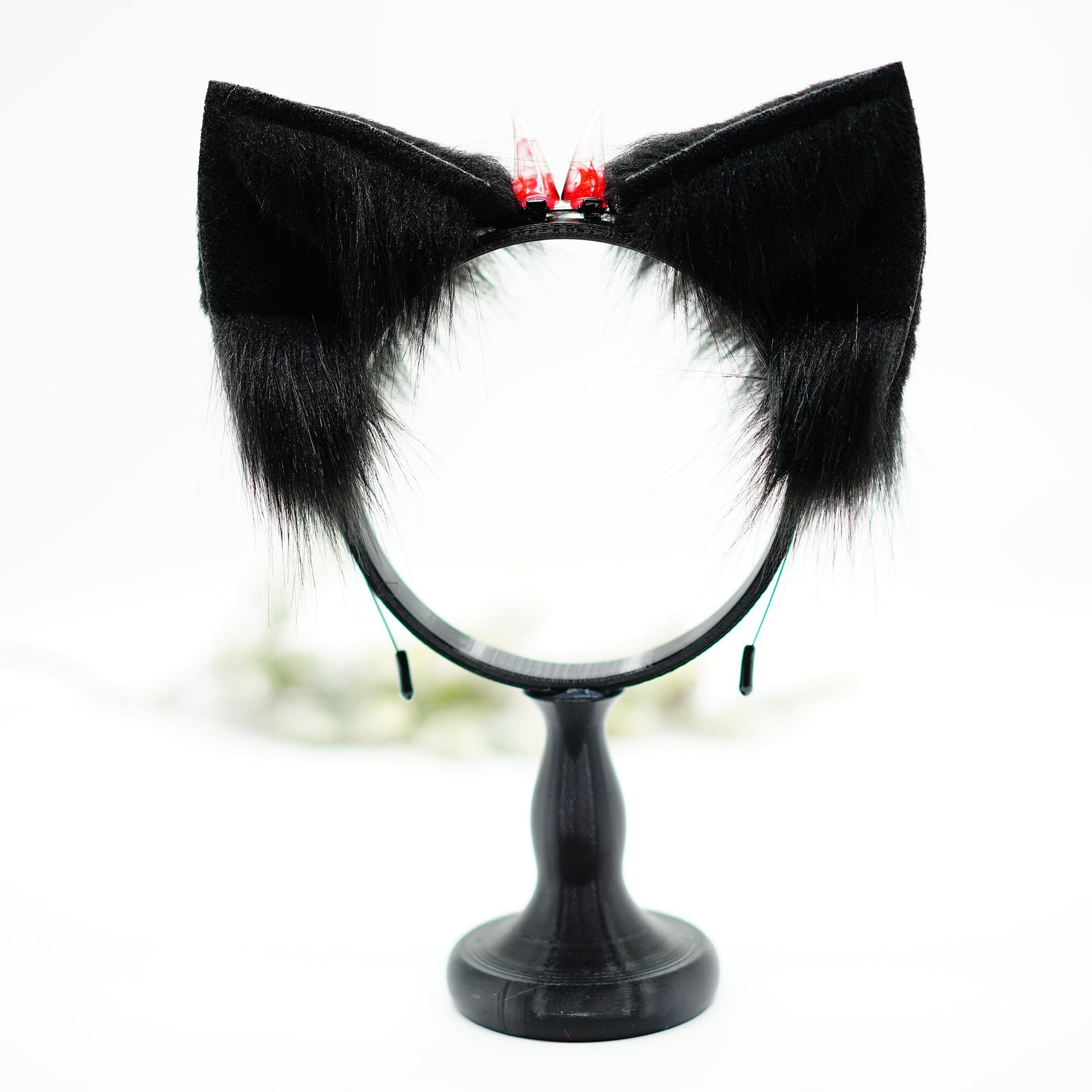 Black Kitten Ear, othic Style Kitten Ears, kitten Ears Cosplay, Cosplay Cat Ear, Cosplay Ear, Anime Cosplay, Cat Headband, Cat Head Band,