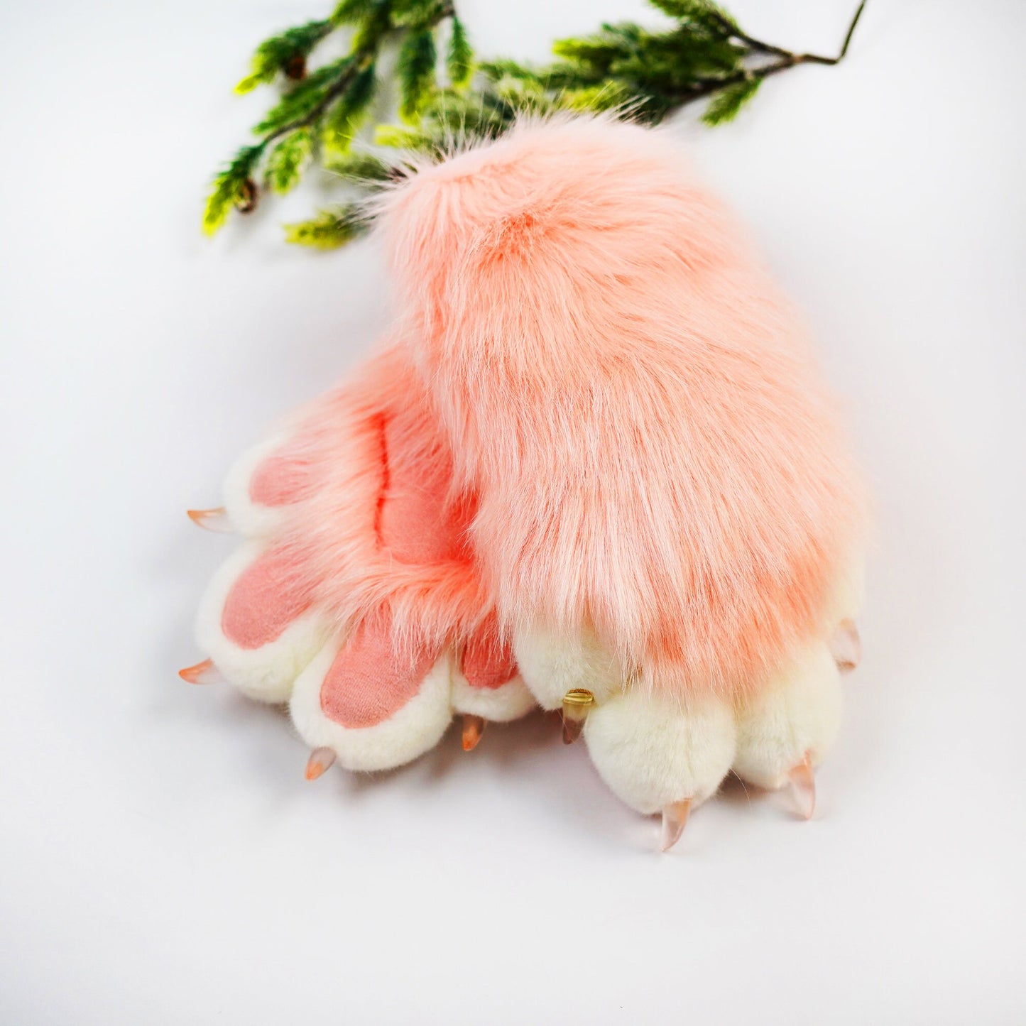 Light pink & pink Fursuit Handpaws,cutefurry Cat fursuit, Custom Fursuit gloves,Handmade cat paws, cosplay paws, paws with 4 finger